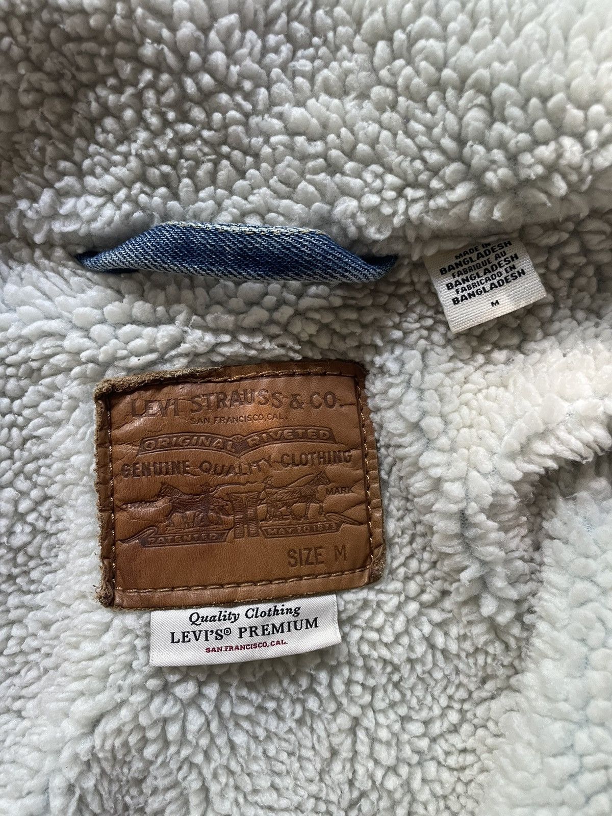 Levi's × Levi's Vintage Clothing 💥💥 Levi’s Premium Vintage Sherpa Trucker Jacket Size US M / EU 48-50 / 2 - 3 Thumbnail