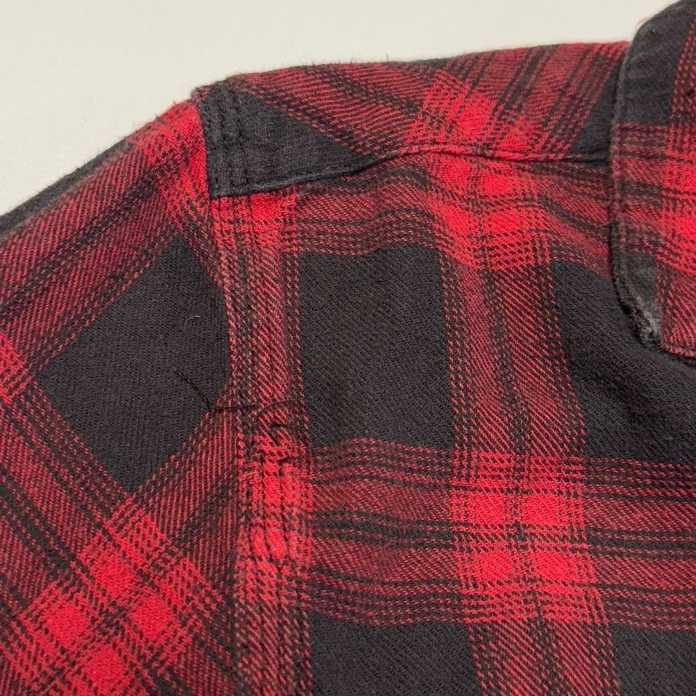 Harley Davidson Harley Davidson Flannel Shirt Mens Medium Red Plaid Snap But Size US M / EU 48-50 / 2 - 4 Thumbnail