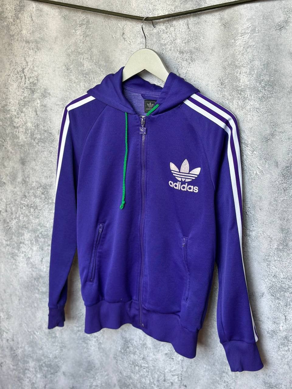 Adidas Adidas Originals Purple Full Zip Track Jacket Vintage Y2K Size US S / EU 44-46 / 1 - 2 Thumbnail