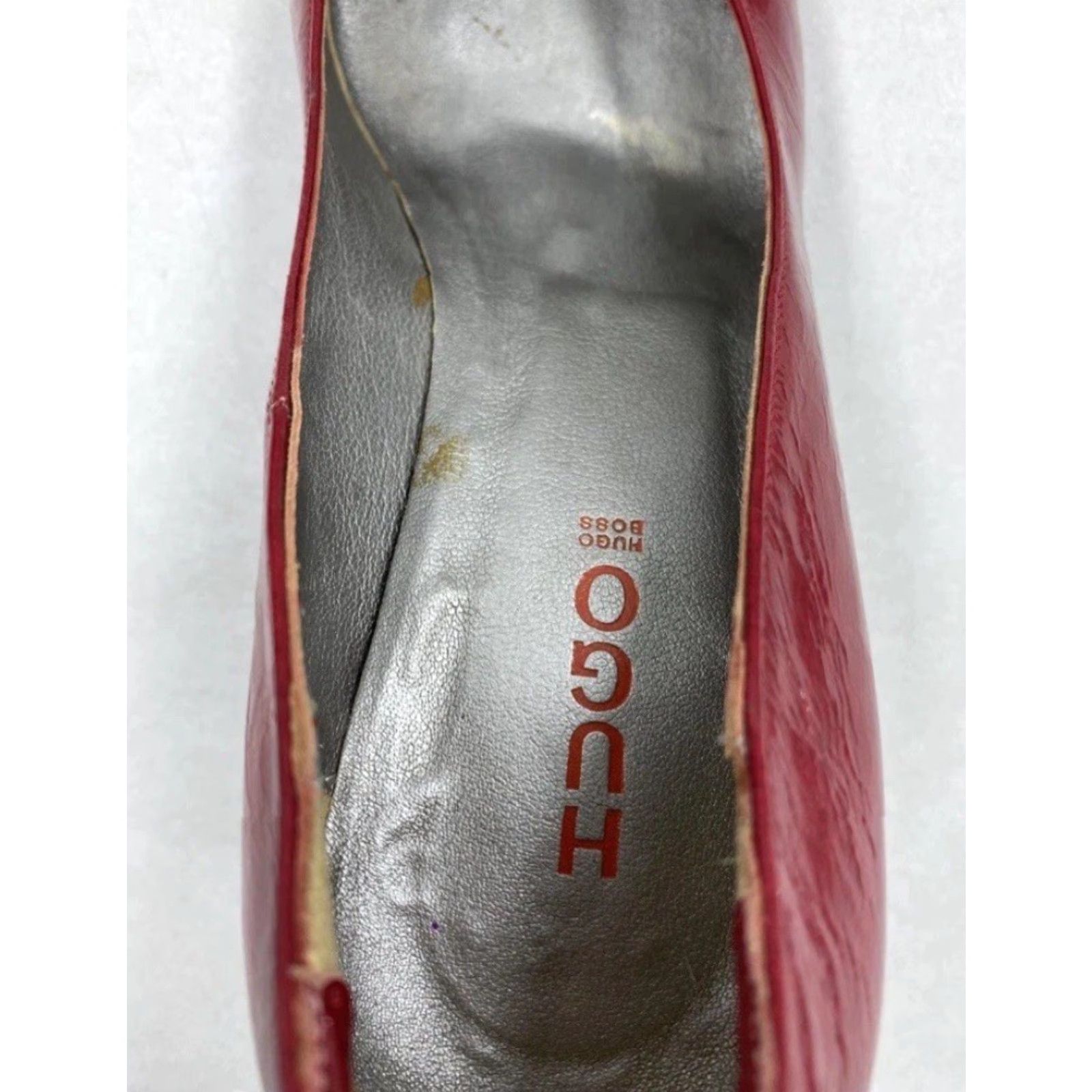 Hugo Boss Women Hugo Boss Pump Shoes Red Patent Leather Italy Size 7 Women Size US 7 / IT 37 - 7 Thumbnail