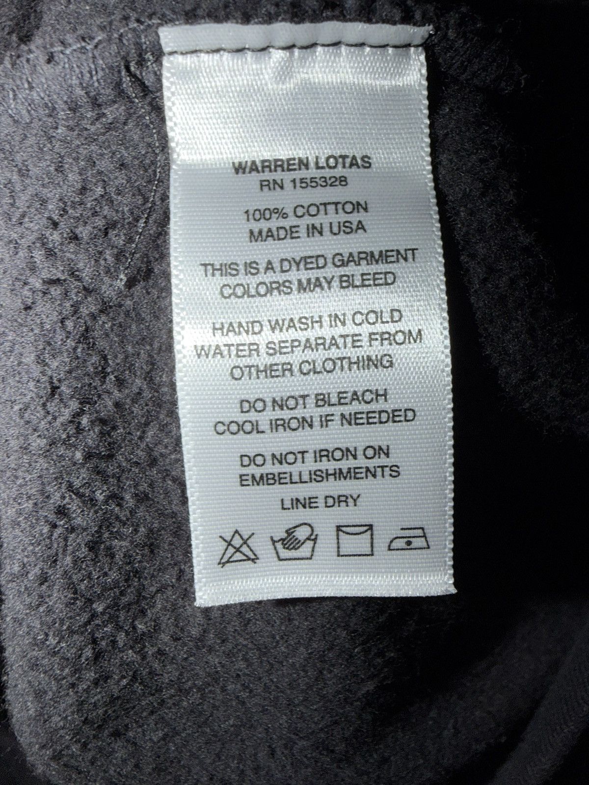 Warren Lotas Warren lotas - Ghost Dog Stone Washed Hoodie (small) Size US S / EU 44-46 / 1 - 13 Thumbnail