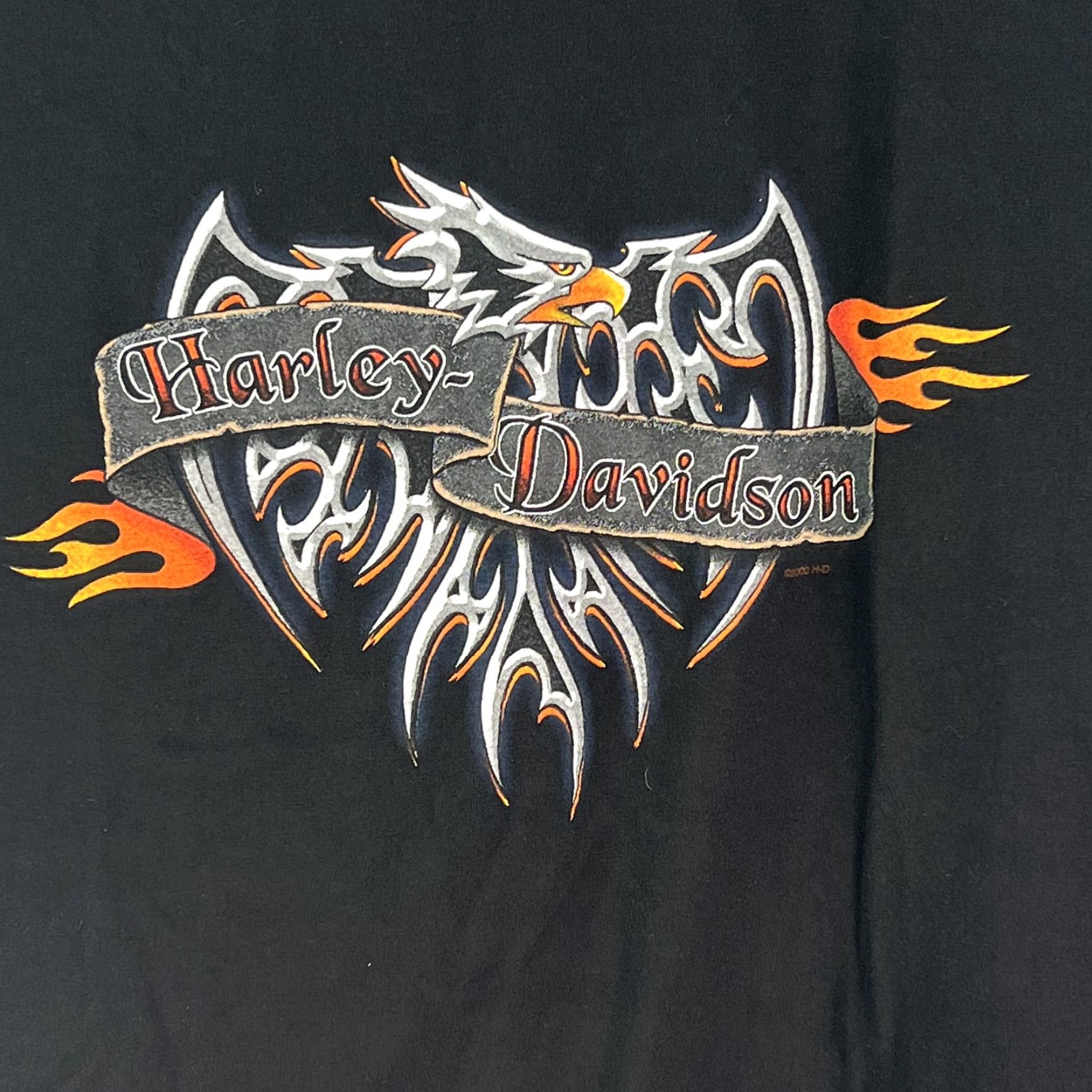 Harley Davidson VINTAGE Harley-Davidson T-Shirt Mens XL Black Graphic 2000 Sauk City WISC Size US XL / EU 56 / 4 - 2 Thumbnail