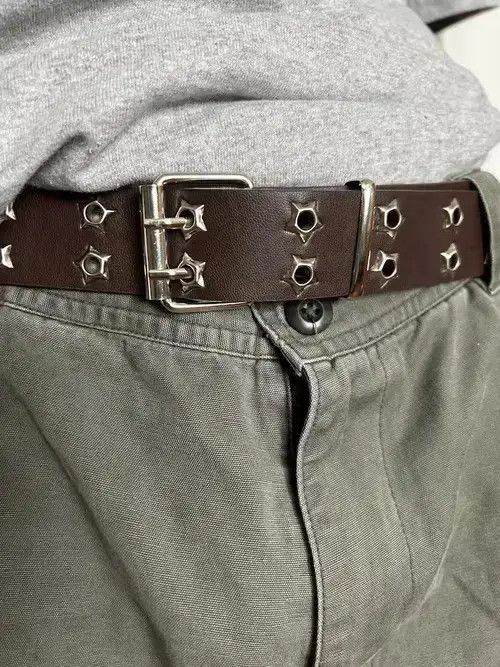 Other Star Rivet Belt (coffee brown) Size ONE SIZE - 8 Thumbnail