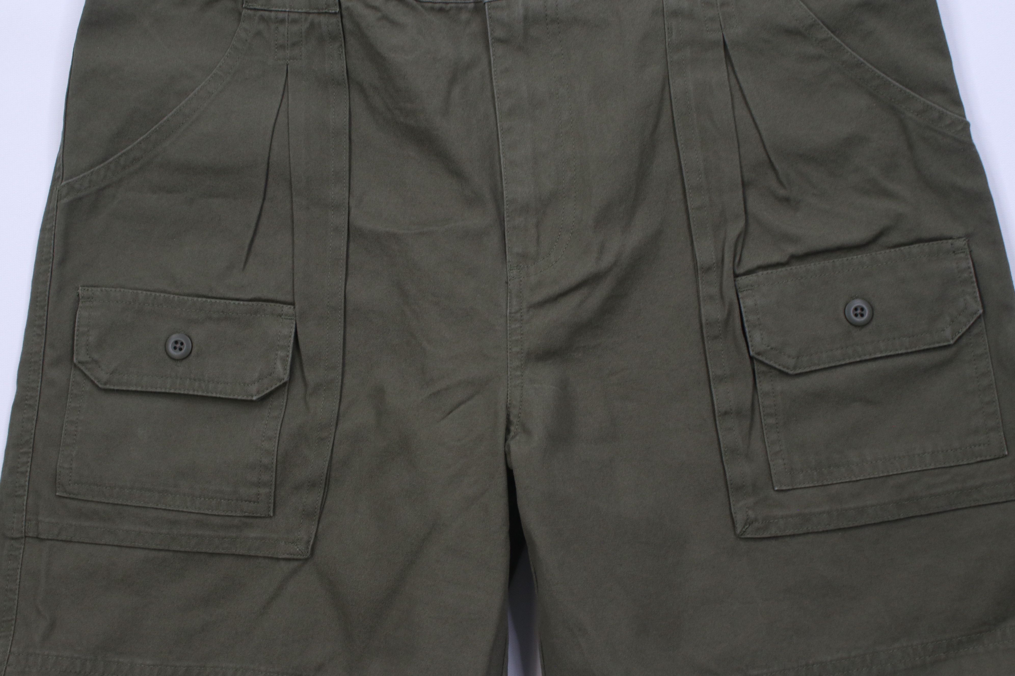 Cabelas Deadstock Vintage Y2K Cabelas Utility Cargo Shorts Olive Size US 36 / EU 52 - 3 Thumbnail