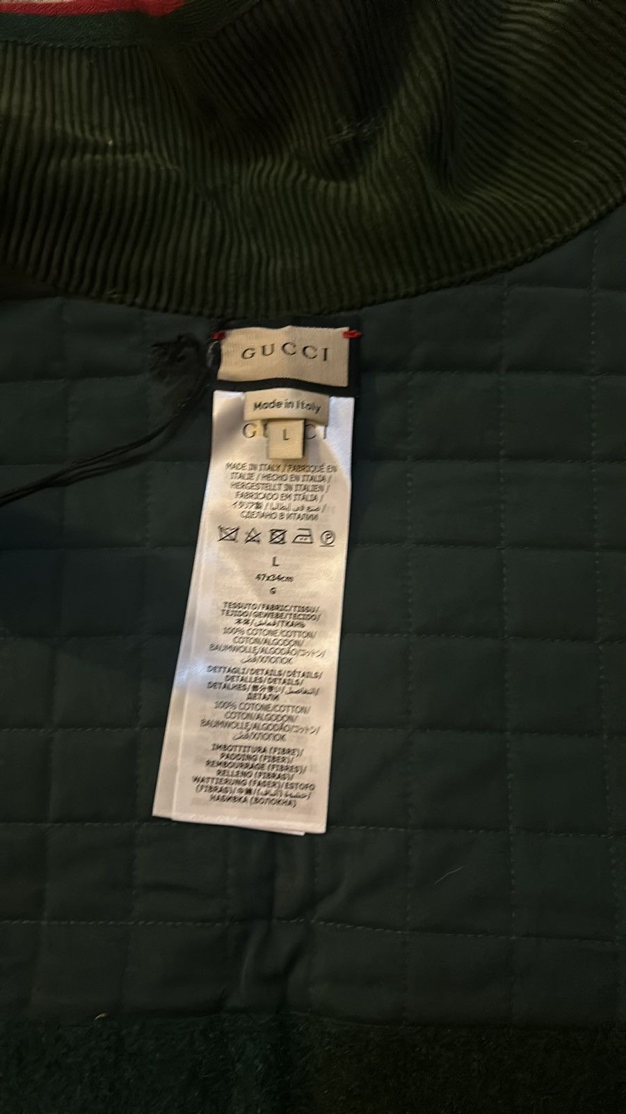 Gucci Gucci Pet Coat With Interlocking G In Red Size ONE SIZE - 3 Thumbnail