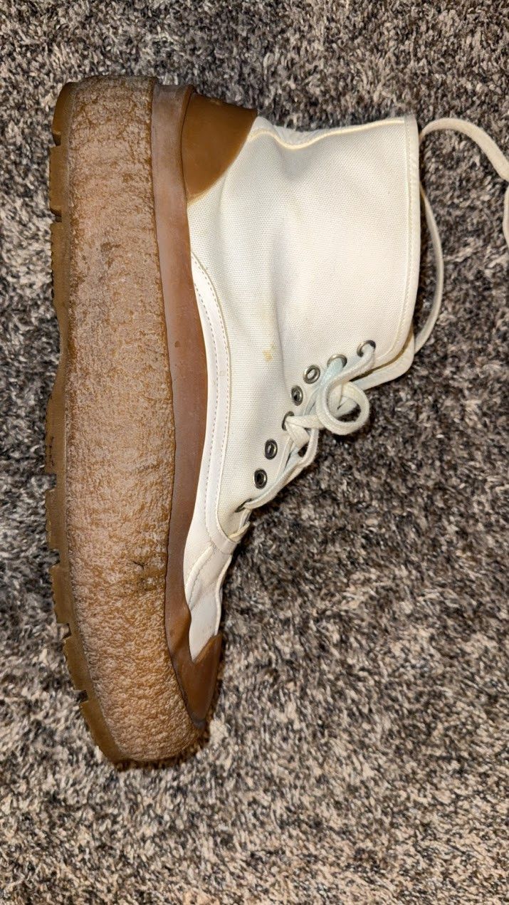 Jil Sander Jil Sander - Mens White Sneaker High Top Size US 11 / EU 44 - 4 Thumbnail