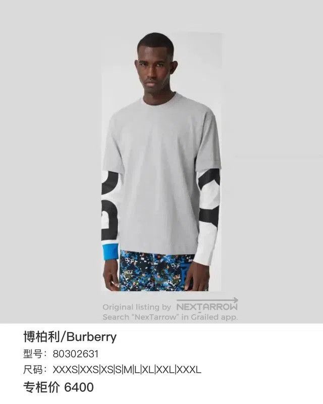Burberry Burberry Gray Cotton Women's Sweatshirt. Size S / US 4 / IT 40 - 7 Thumbnail