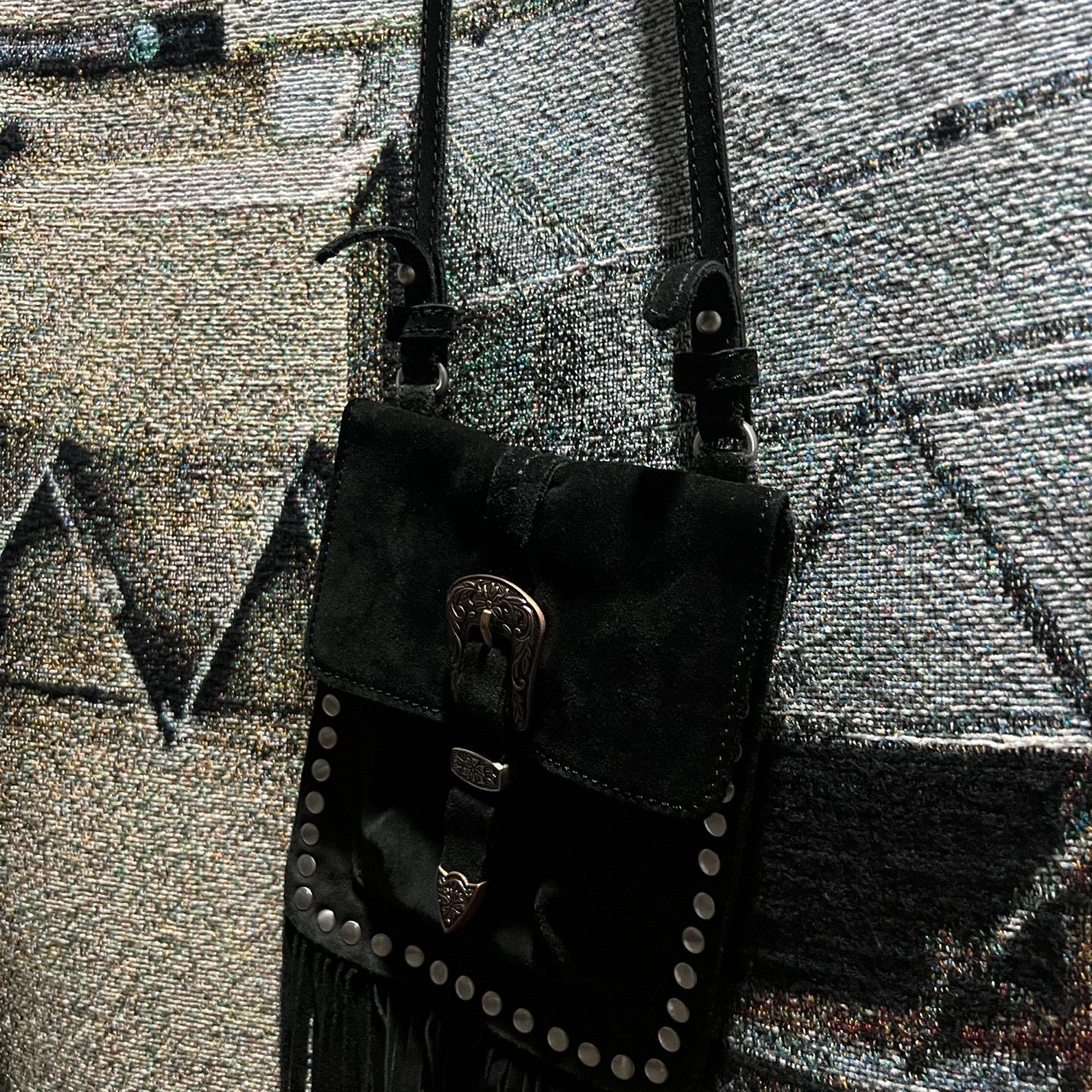 Zara (SOLD OUT)Zara western suede mini fringe bag Size ONE SIZE - 2 Thumbnail