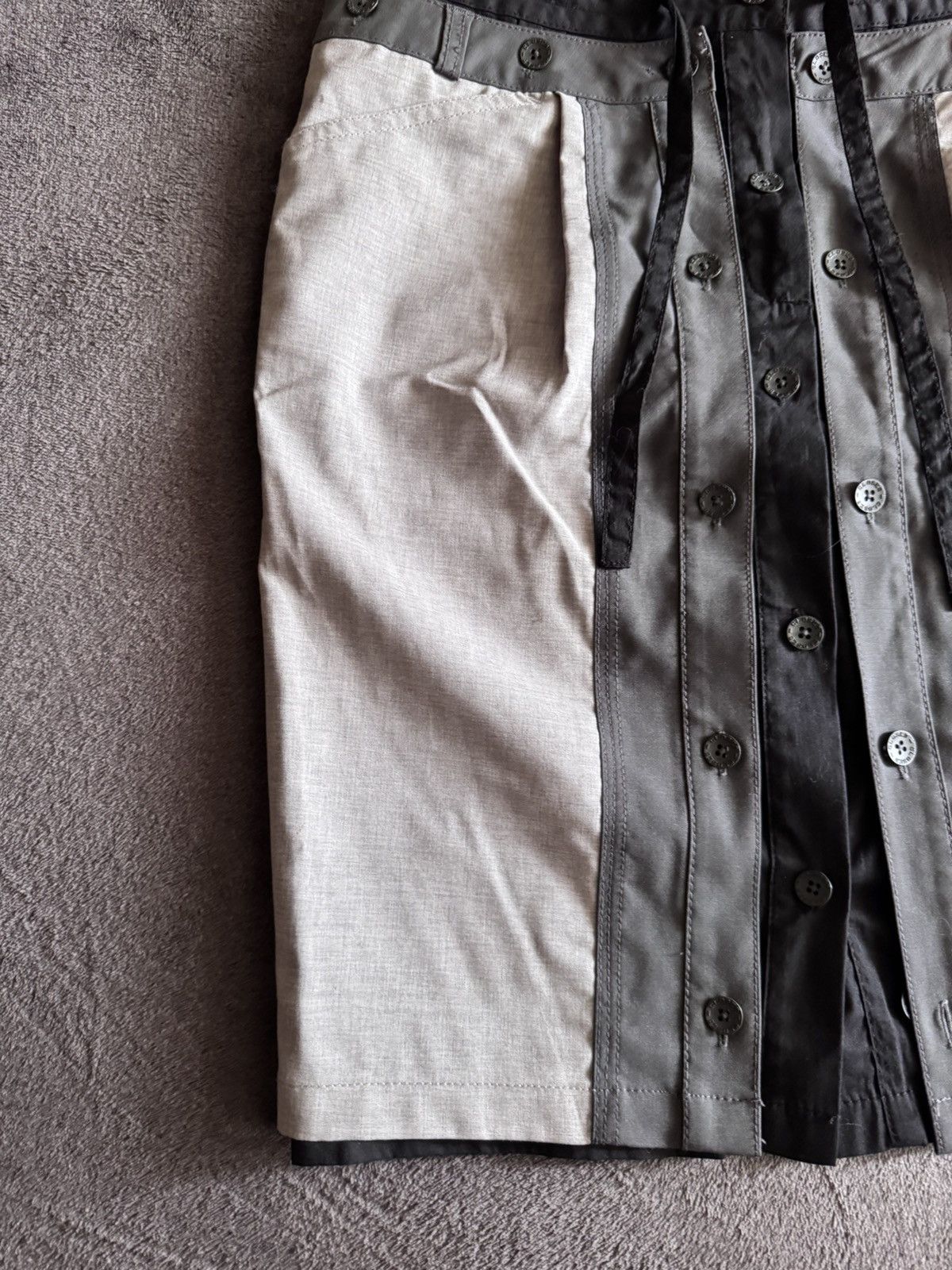 CLOSED Closed vintage Rare double skirt avant-Garde Japanese brand Size 38" / US 16 / IT 52 - 3 Thumbnail