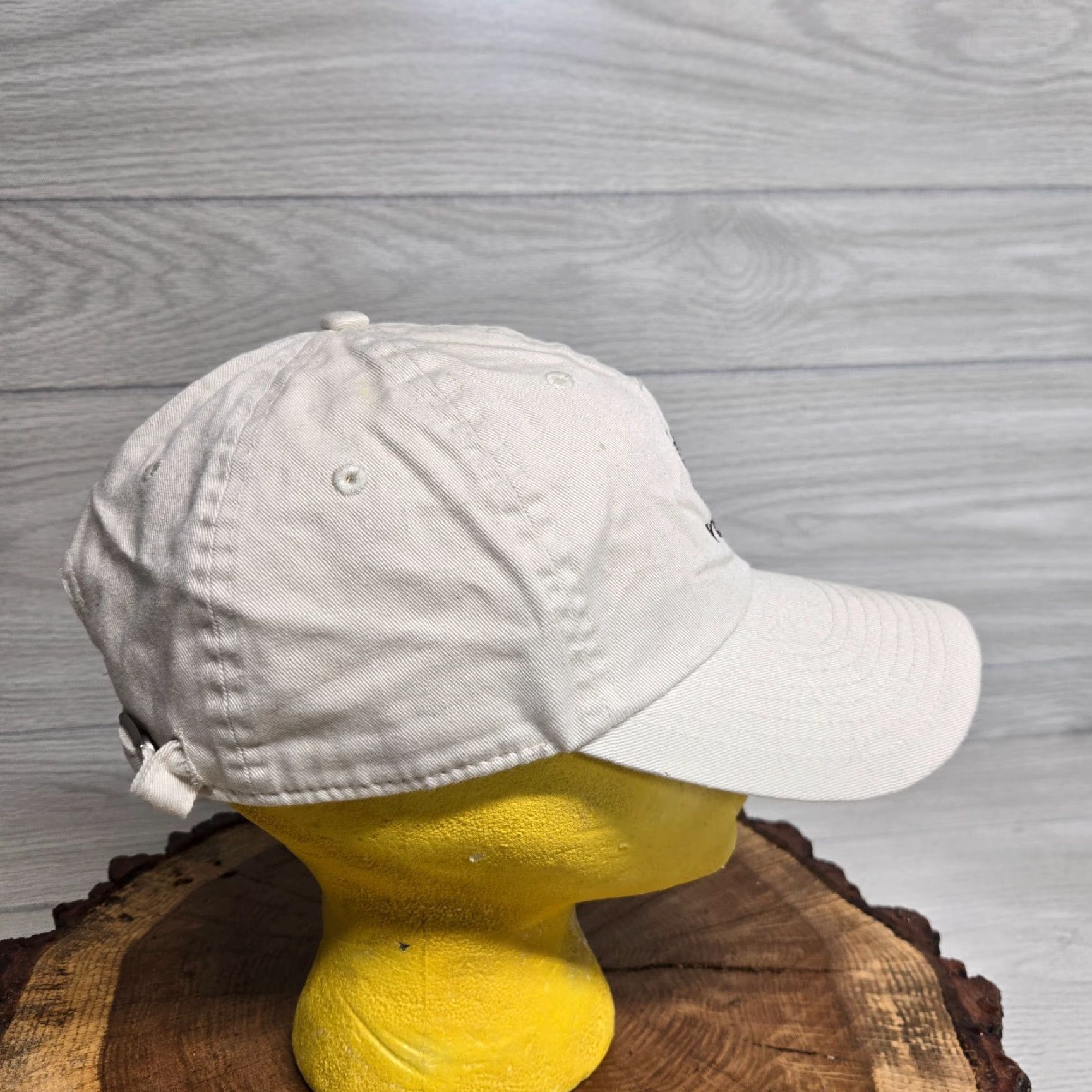 Vintage Vineyard 1642 Tan Dad Hat Blue Adjustable Baseball Cap Size ONE SIZE - 2 Thumbnail
