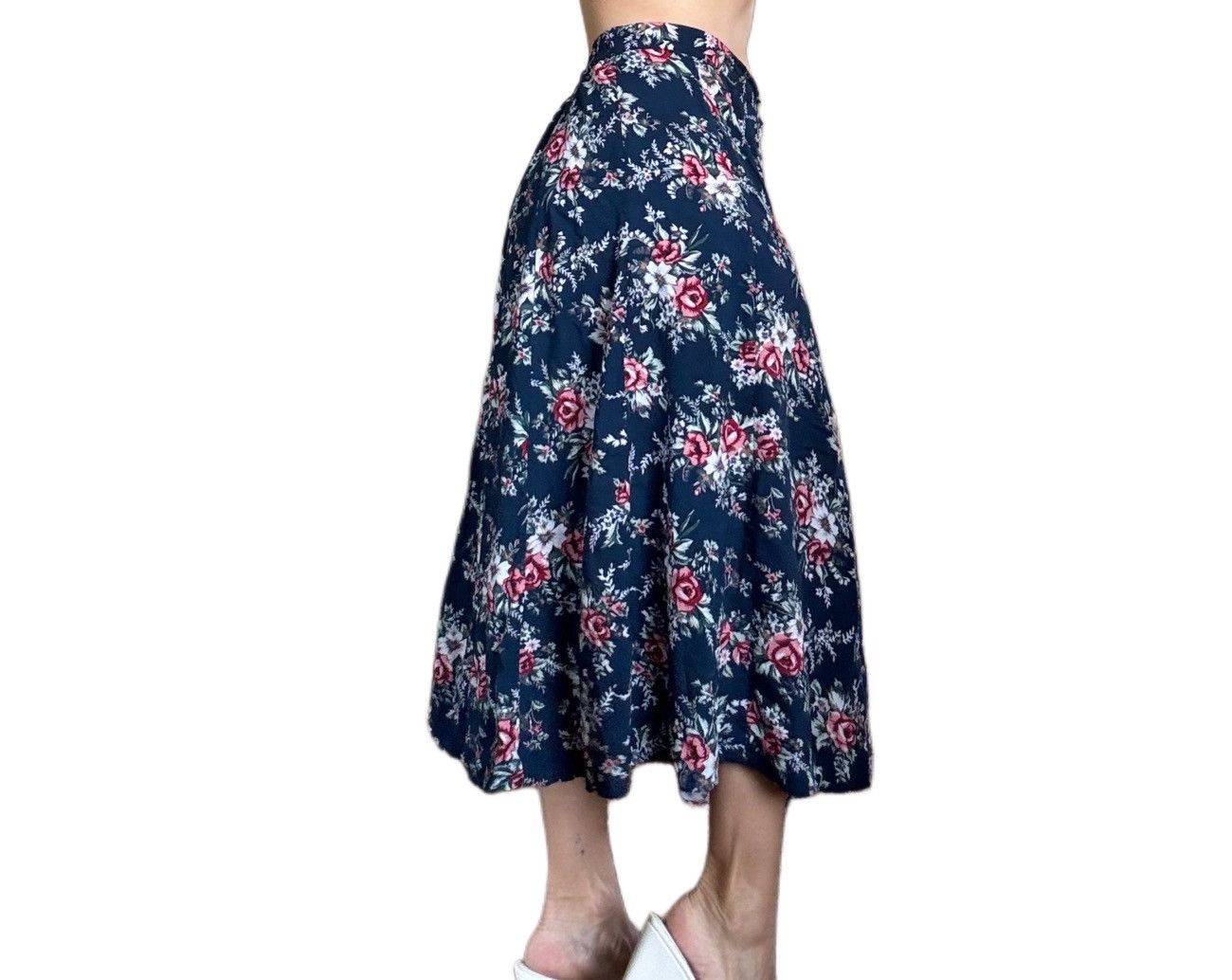 Vintage Vintage blue button up summer dress womens Honors plus size Size 34" / US 12 / IT 48 - 3 Thumbnail