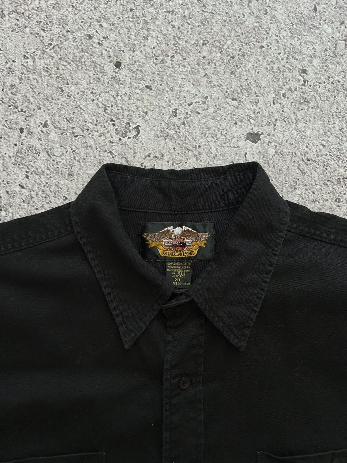 Band Tees × Harley Davidson × Vintage Vintage Harley Davidson Button Short Sleeve Shirt 2000’s Size US XL / EU 56 / 4 - 8 Thumbnail