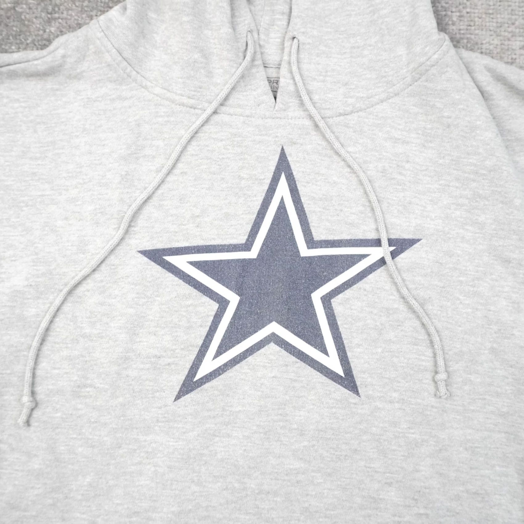 NFL NFL Pro Line Dallas Cowboys Mens Large Gray Long Sleeve Drawstring Hoodie Size US L / EU 52-54 / 3 - 7 Thumbnail