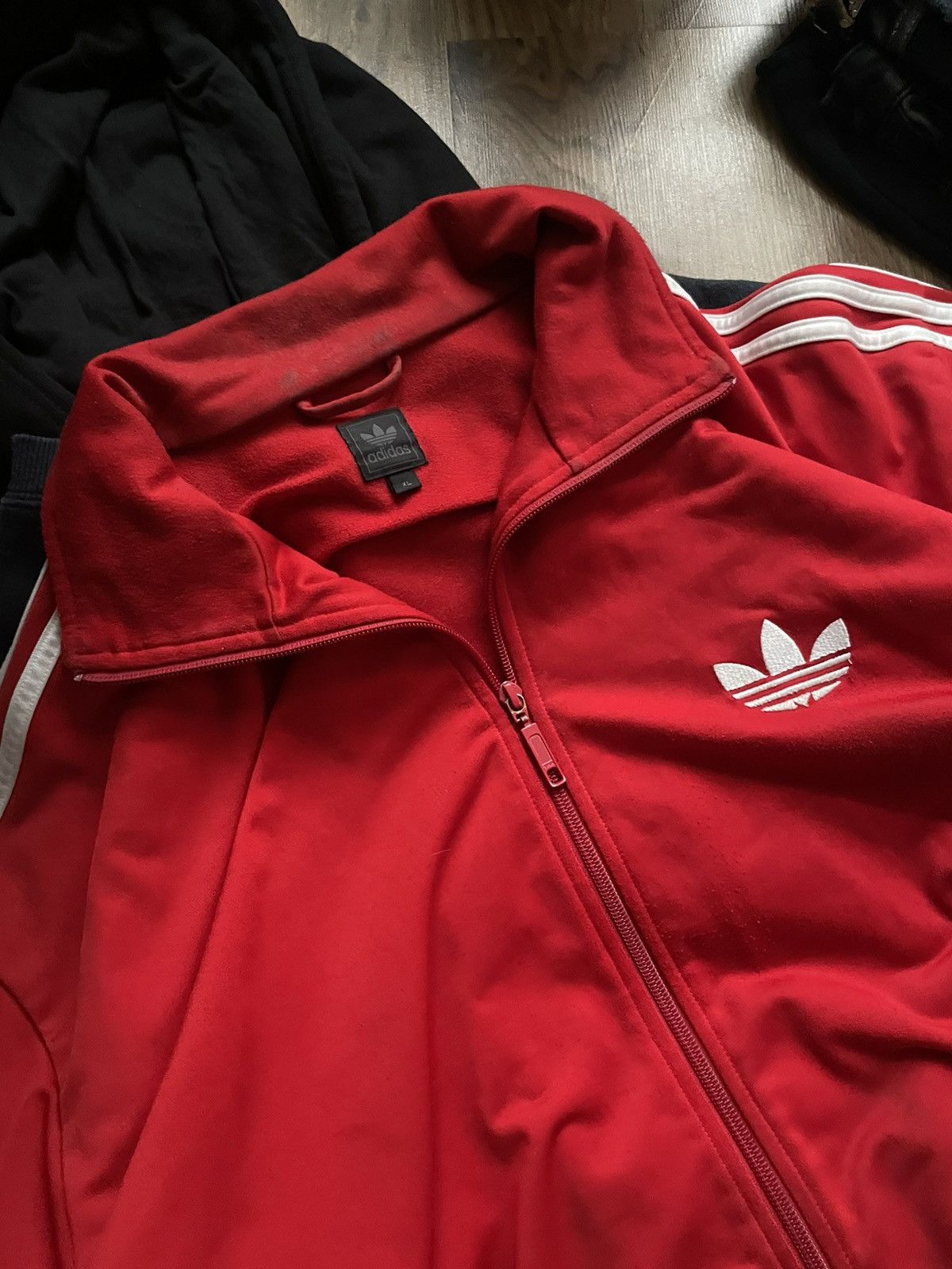 Adidas × Vintage Adidas crazy rare red zip-up Size US XL / EU 56 / 4 - 1 Thumbnail