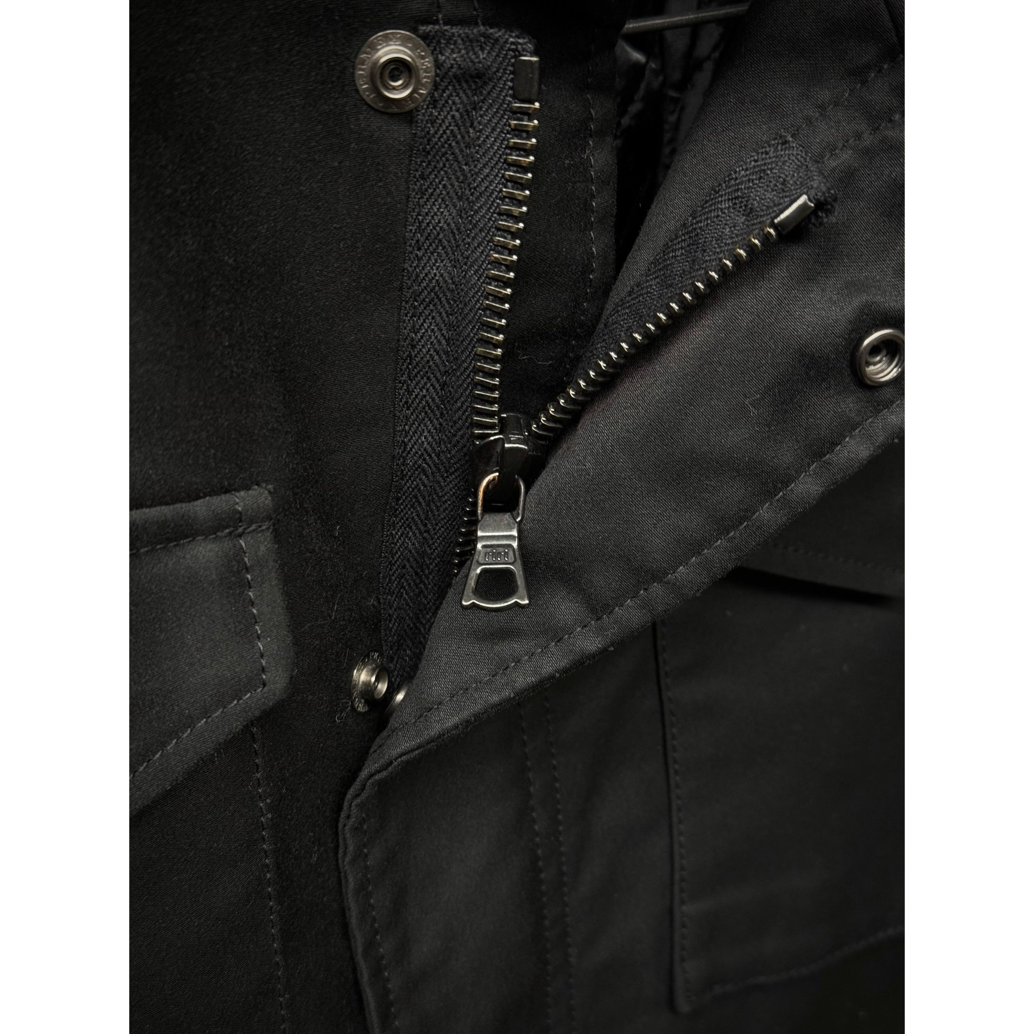 Lithium LITHIUM HOMME 2010s Black Cotton Gabardine Field Jacket Size US XS / EU 42 / 0 - 4 Thumbnail