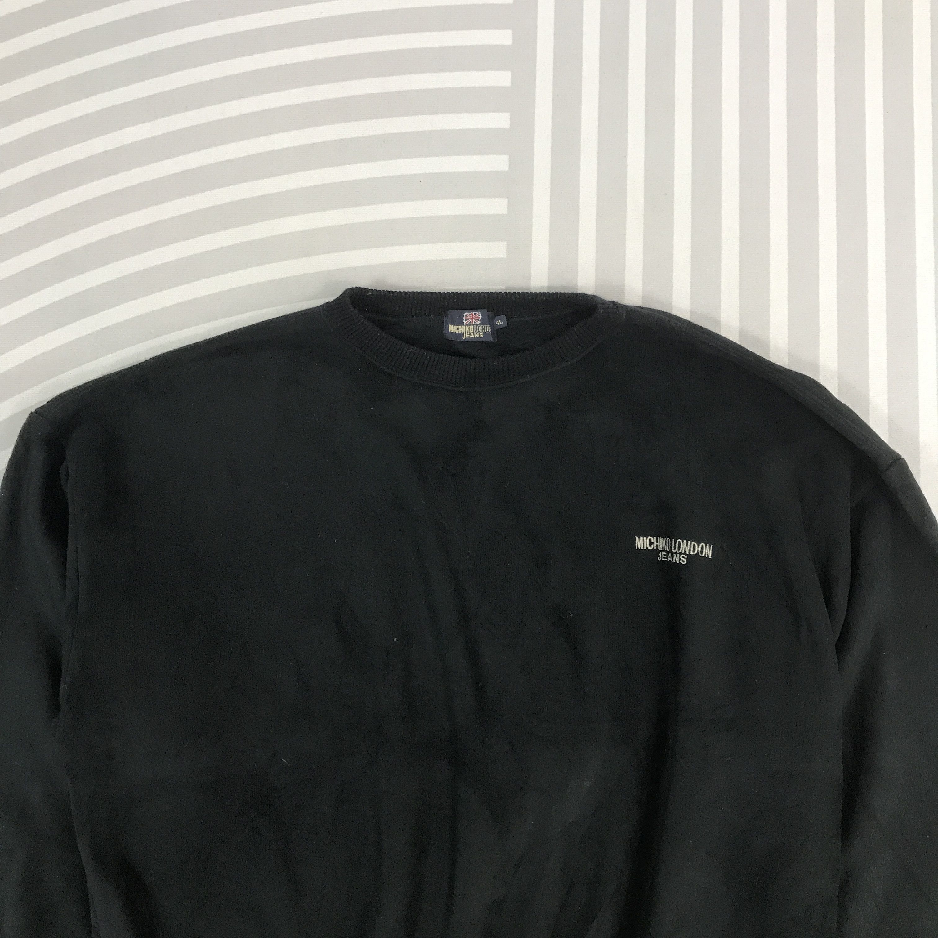 Michiko Koshino London × Vintage Vintage Michiko London logo Sweatshirt Size US L / EU 52-54 / 3 - 3 Thumbnail