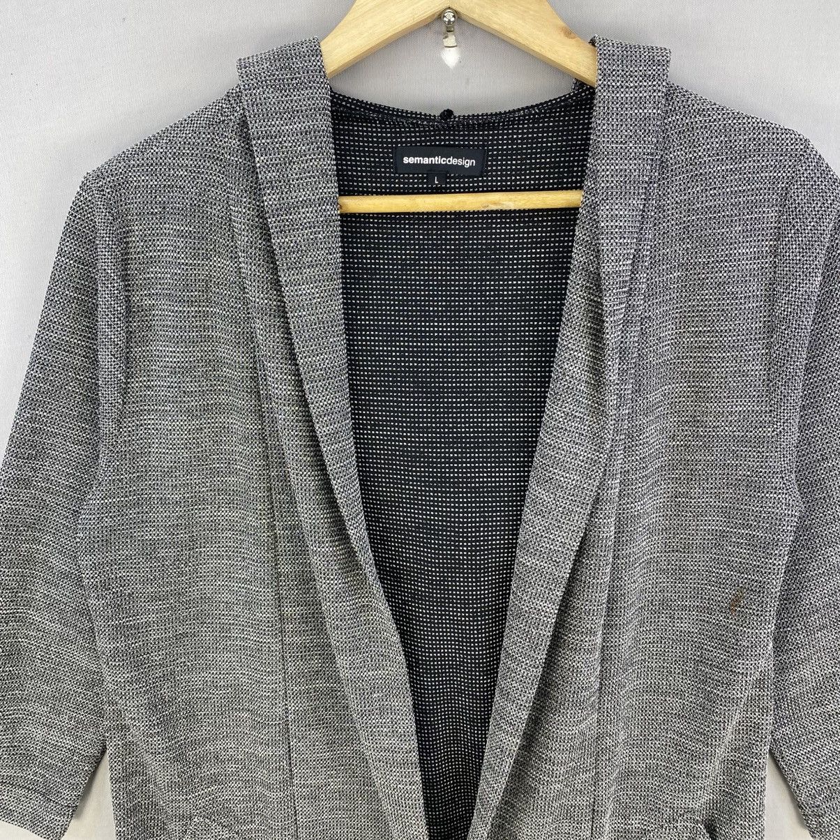 semanticdesign Semantic Design Grey Cardigan Size S / US 4 / IT 40 - 4 Thumbnail