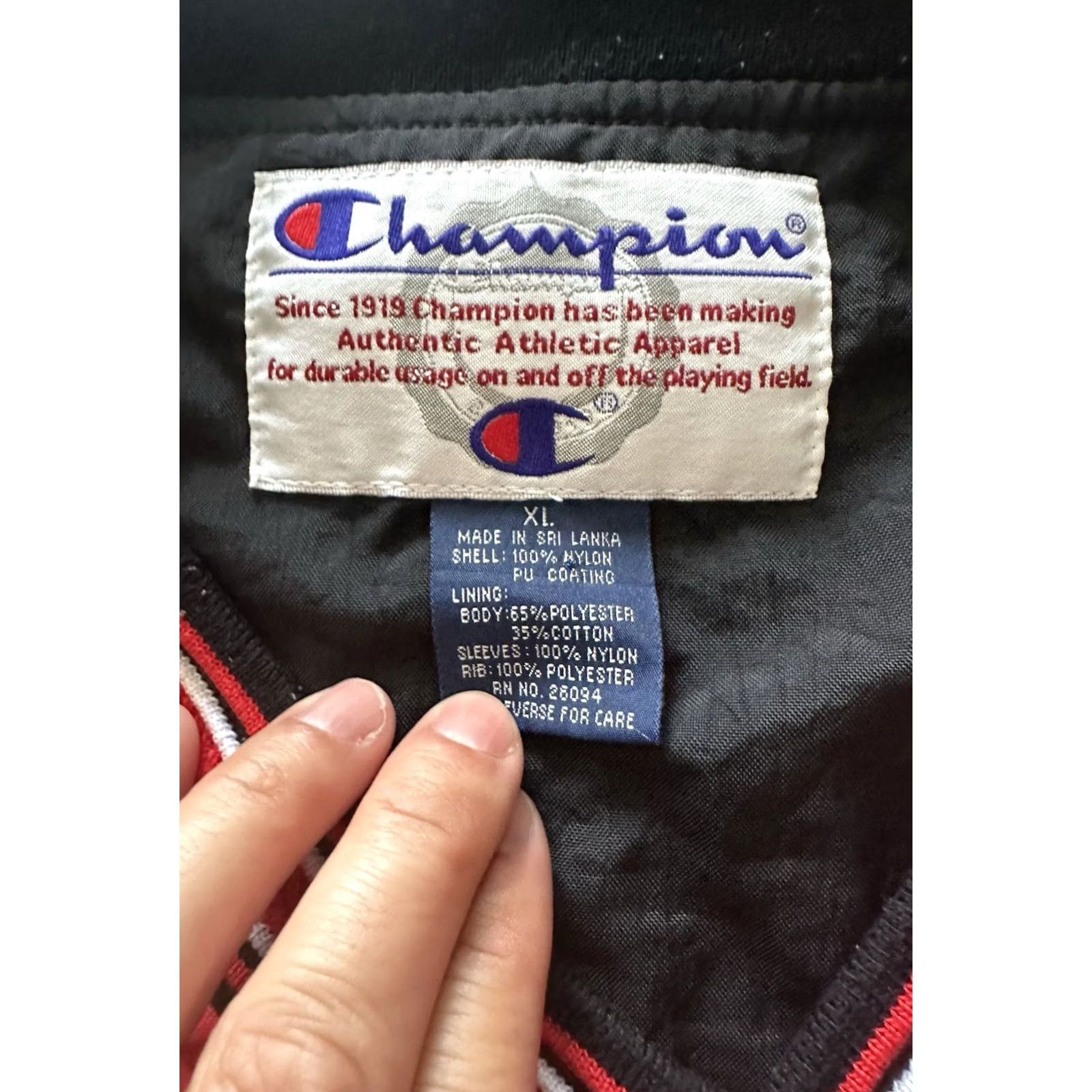 Champion VINTAGE Champion Huskers Windbreaker Jacket Mens XL Red Nylon Softshell Pullover Logo 90s Nebraska NCAA Sports Husker Fans Size US XL / EU 56 / 4 - 7 Thumbnail