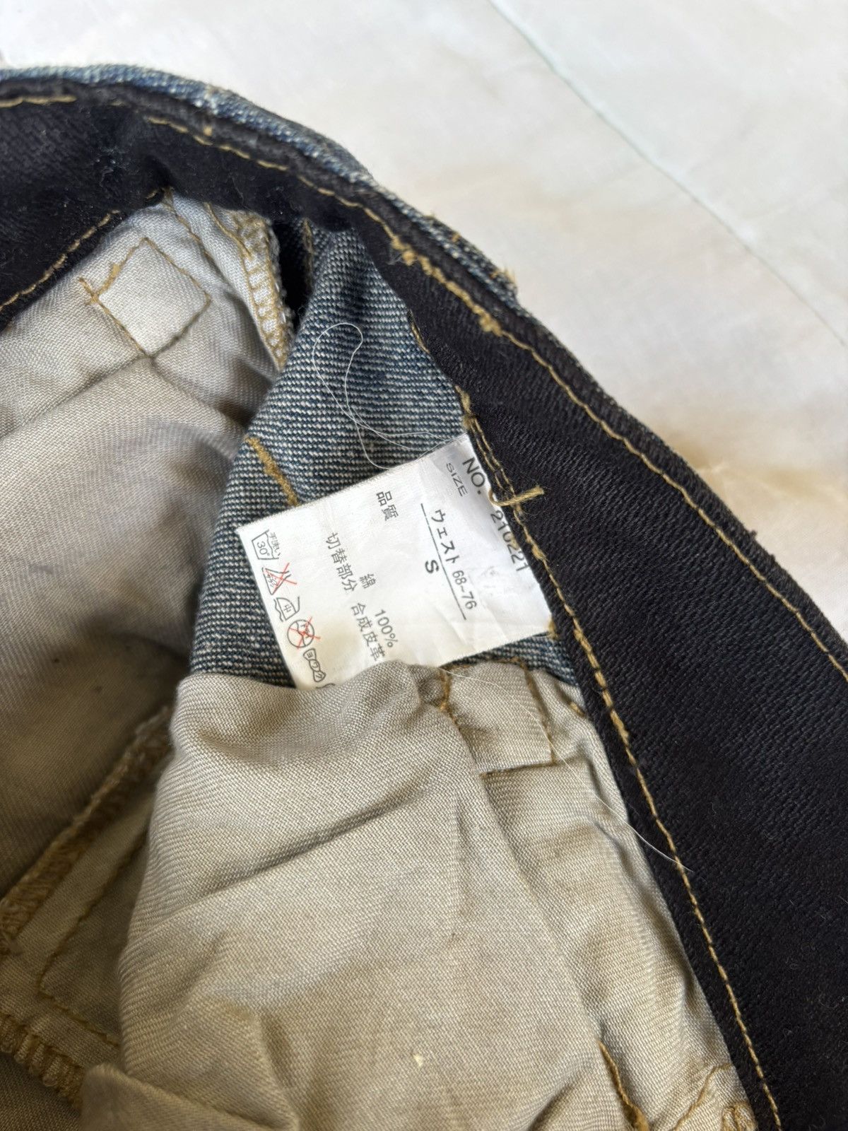If Six Was Nine 💥IF SIX WAS NINE LGB FLARE MUD WASH JEANS Size US 30 / EU 46 - 11 Thumbnail