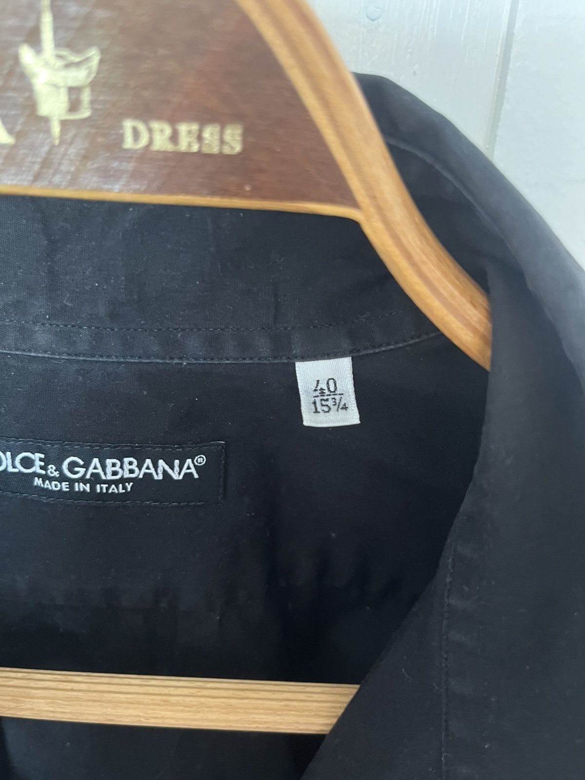 Dolce & Gabbana DOLCE & GABBANA - Button-up shirt, black. Size US M / EU 48-50 / 2 - 8 Thumbnail