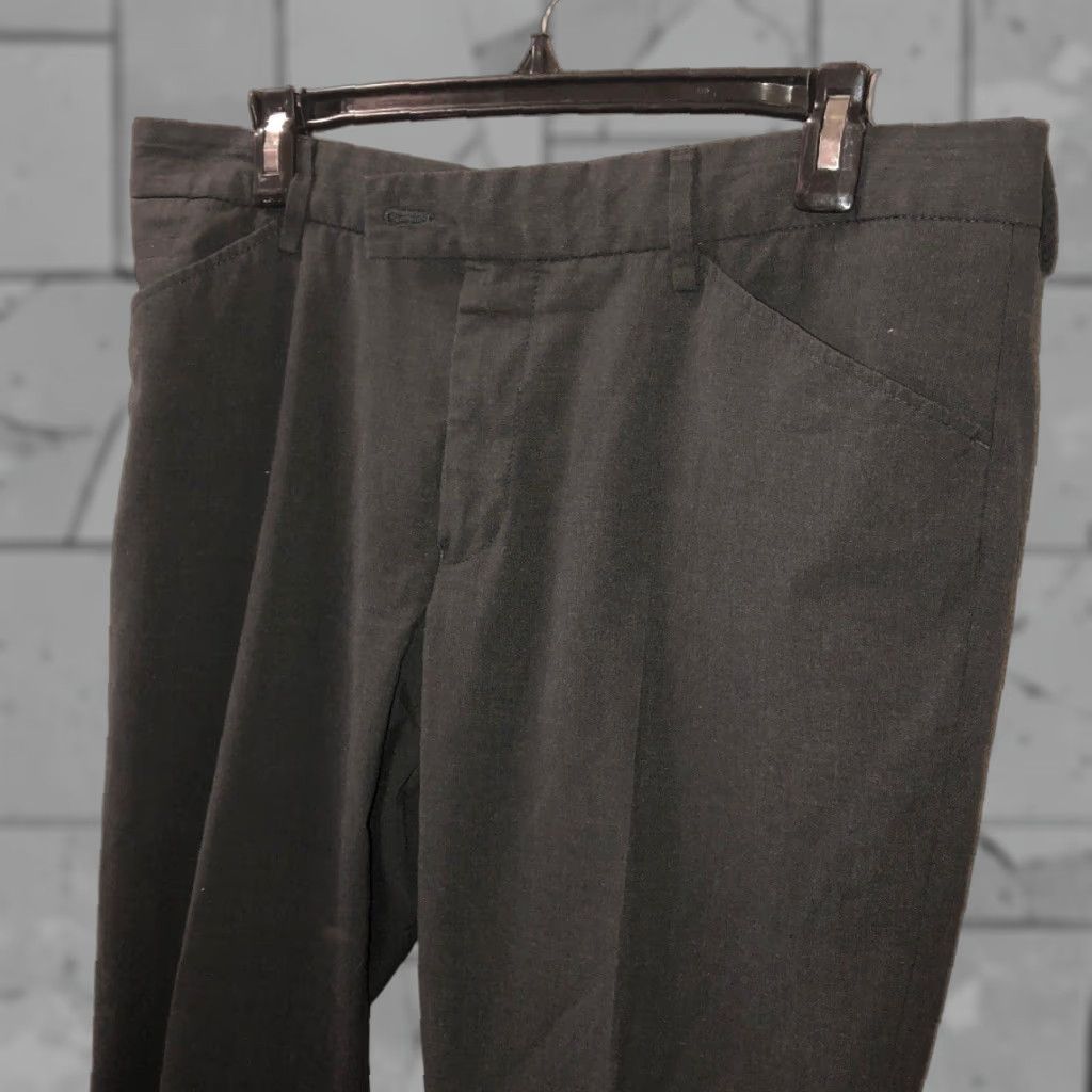 Vintage Alberto Mens Black Modern Fit Pants Size 50 Regular Pants 35 in Waist 29 in Inseam Polyester Casual Mens Black 50 (35) Size US 35 - 1 Thumbnail