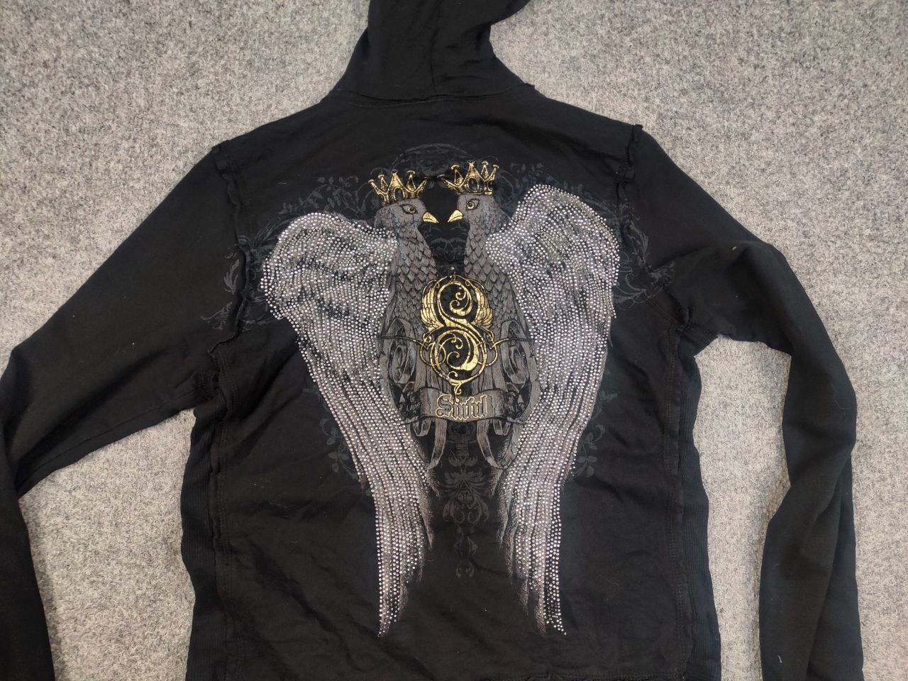 Affliction Sinful Japan Affliction Design Tattoo Zip Hoodie Y2K Style Size M / US 6-8 / IT 42-44 - 16 Thumbnail