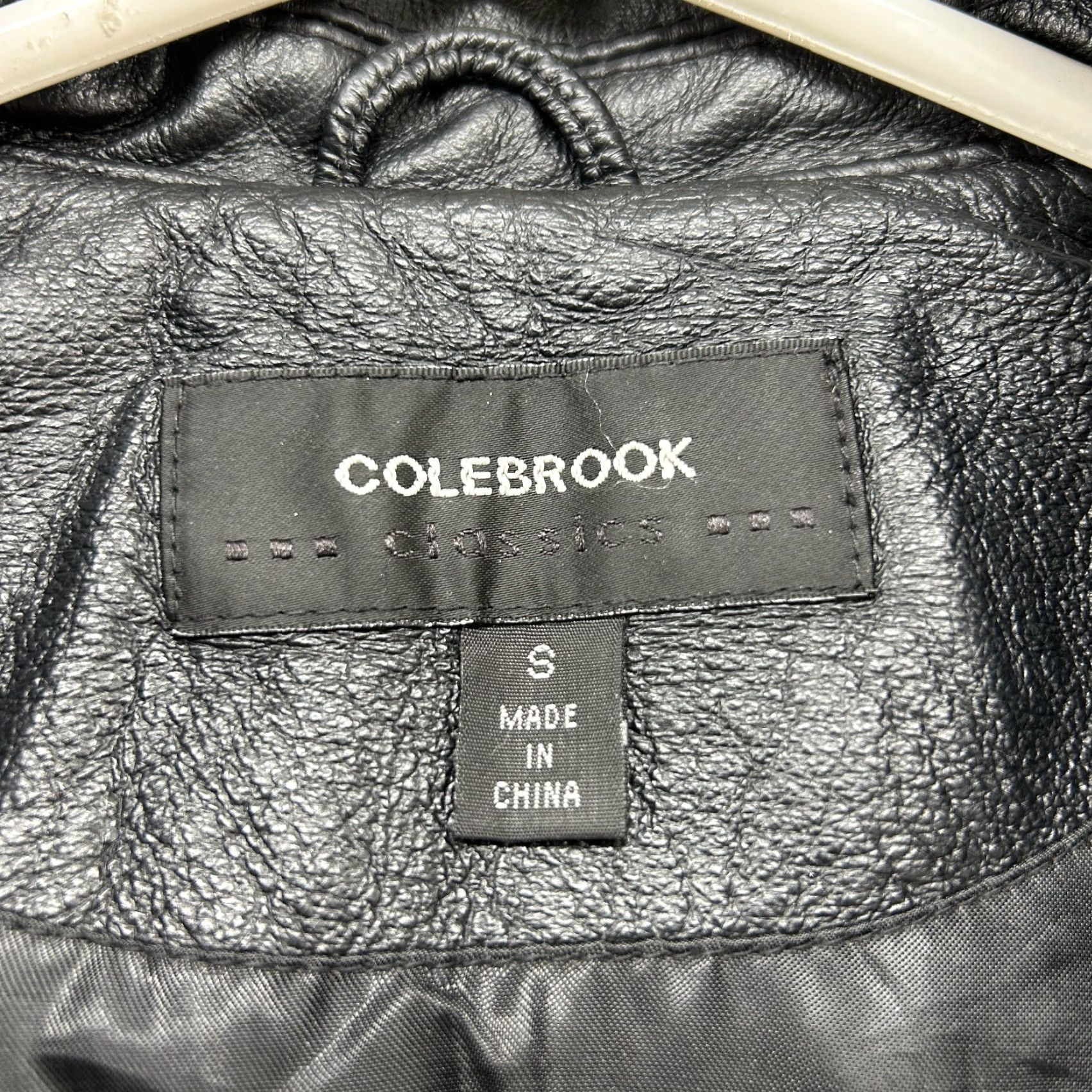 Vintage VINTAGE Colebrook Jacket Womens S Black Leather Bomber Zipper Motorcycle Biker Full Zip Winter Spring Fall Size S / US 4 / IT 40 - 6 Thumbnail