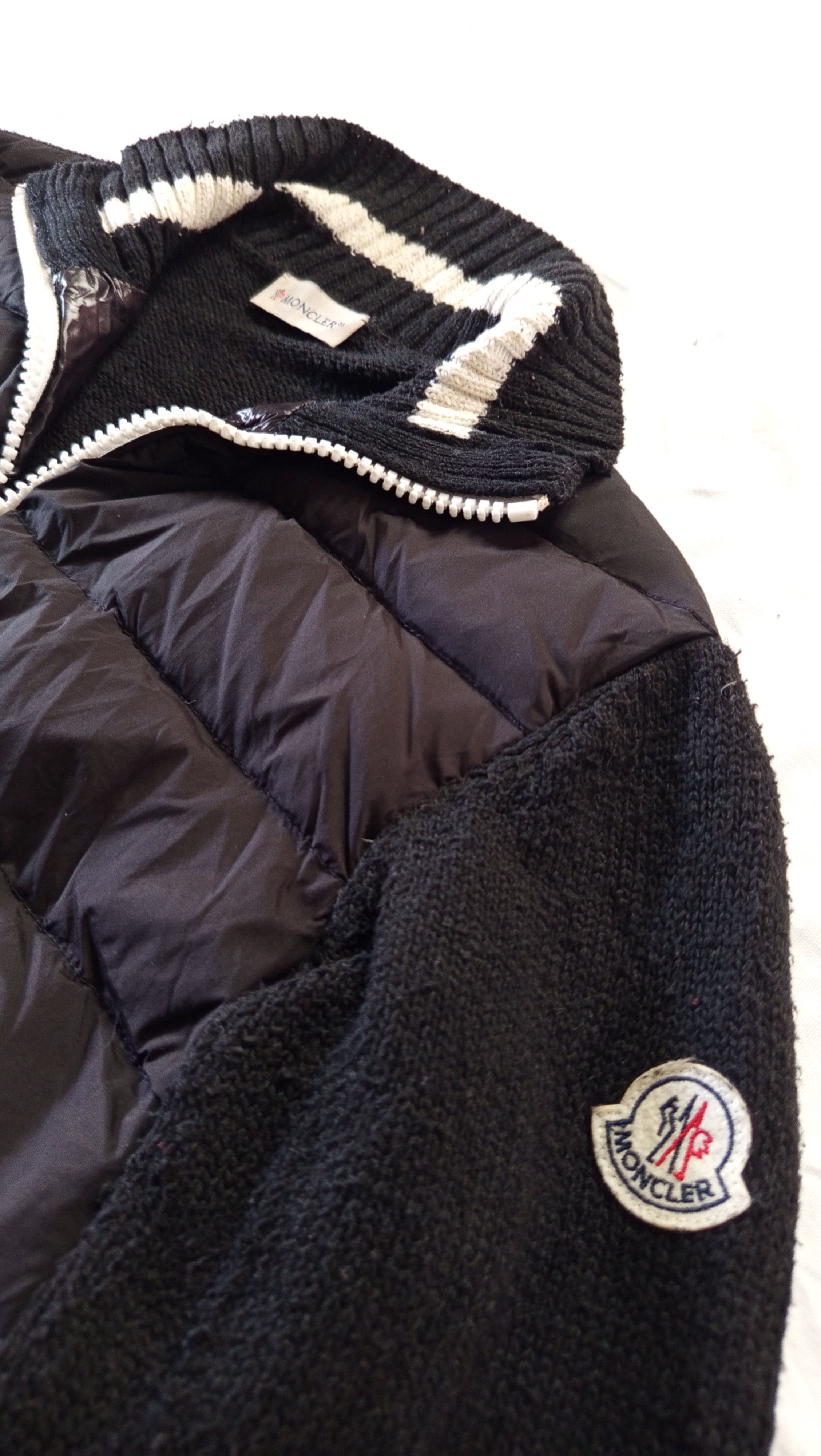 Moncler Moncler Tricot Knit Cardigan in Wool and Polyamide Size XS / US 0-2 / IT 36-38 - 5 Thumbnail
