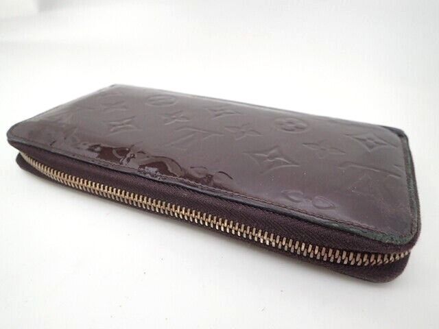 Louis Vuitton Louis Vuitton Zippy Wallet Amarante Vernis Leather M93522 Size ONE SIZE - 3 Thumbnail