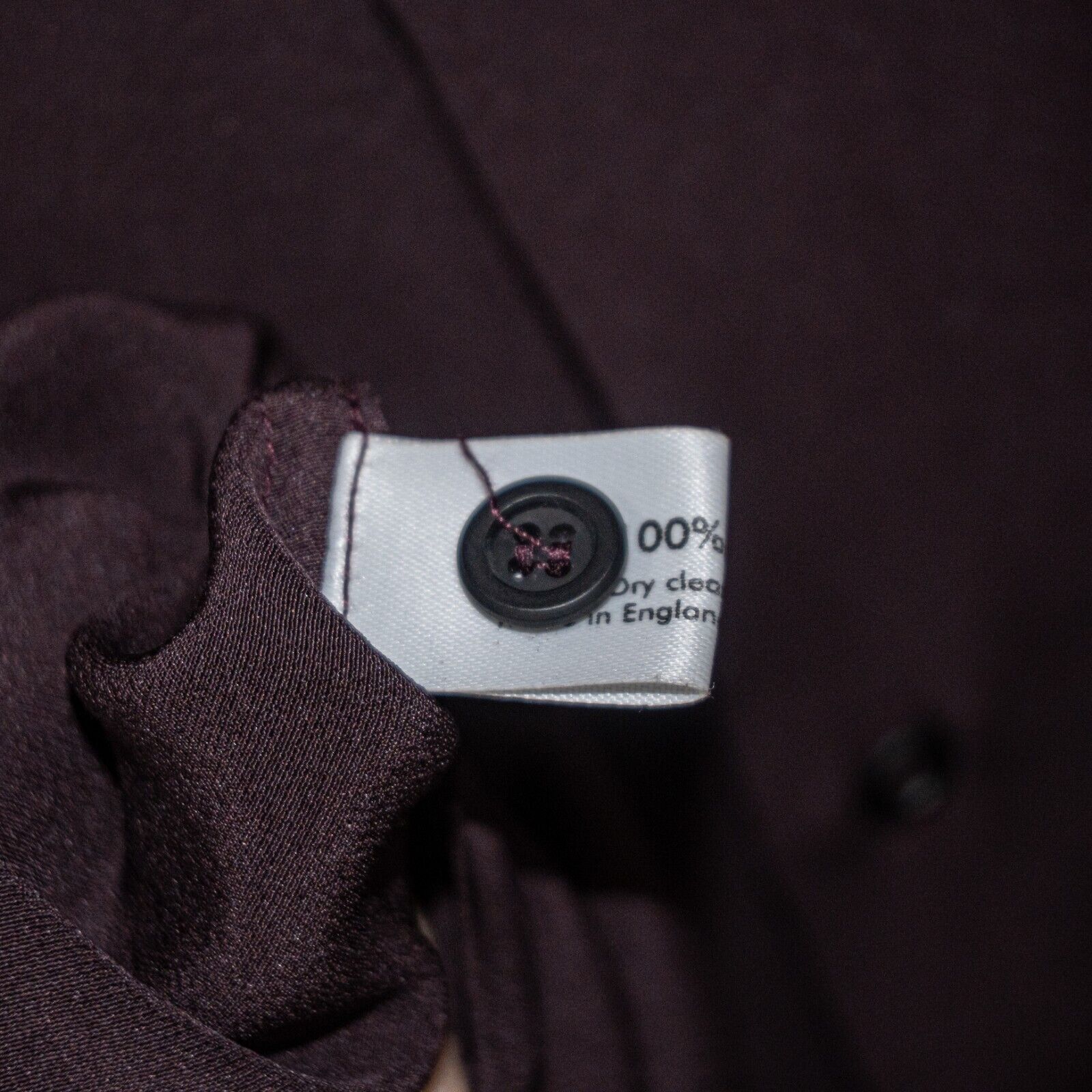 eskandar Eskandar Sz 2 100% Silk Purple Eggplant Boxy Oversize Blouse Size ONE SIZE - 9 Thumbnail