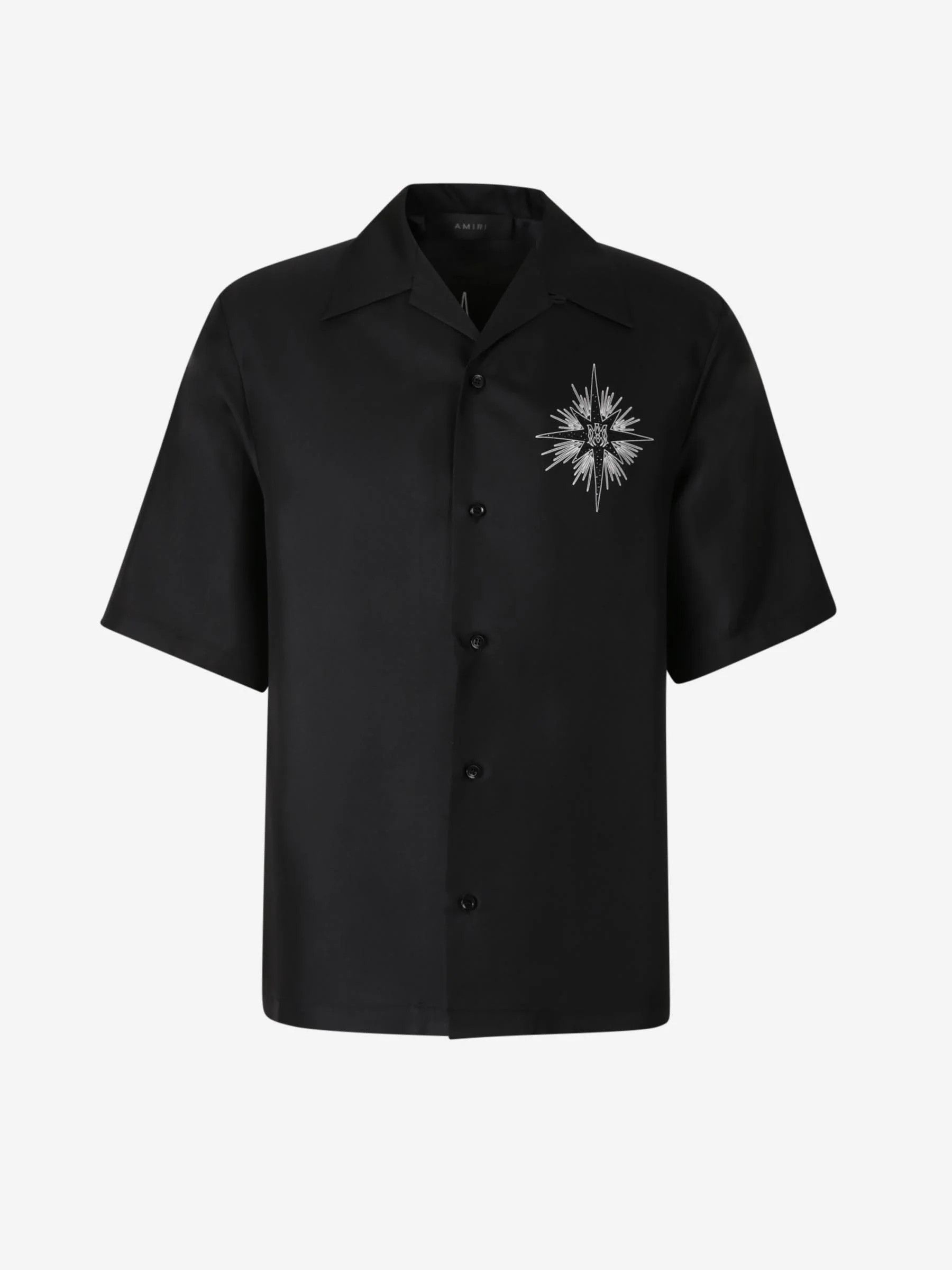 Amiri o1orln0426 Starburst Shirt in Black Size US S / EU 44-46 / 1 - 1 Thumbnail