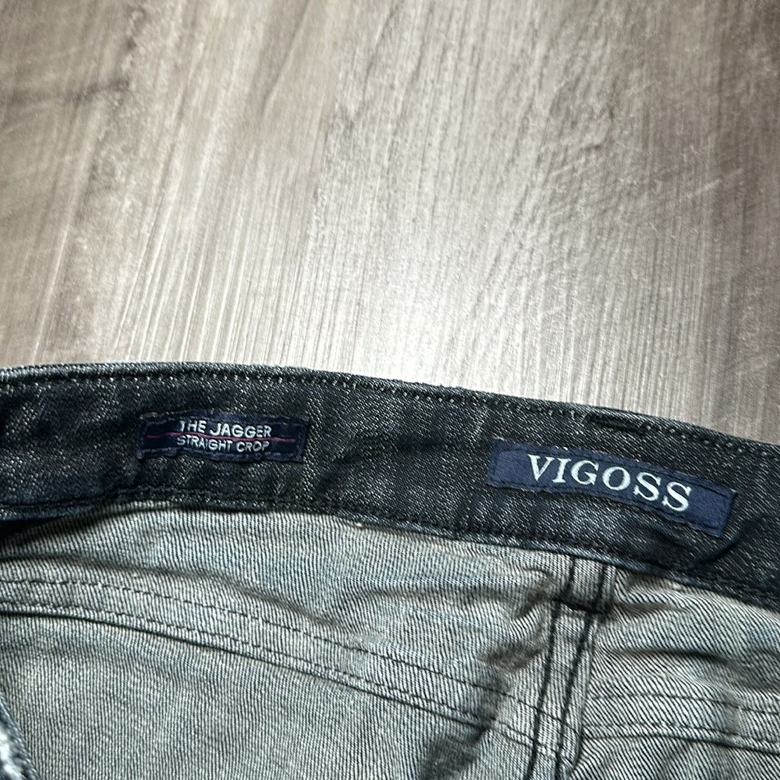 Other Vigoss The Jagger Distressed Straight Crop Jeans - 26 Size 26" / US 2 / IT 38 - 7 Thumbnail