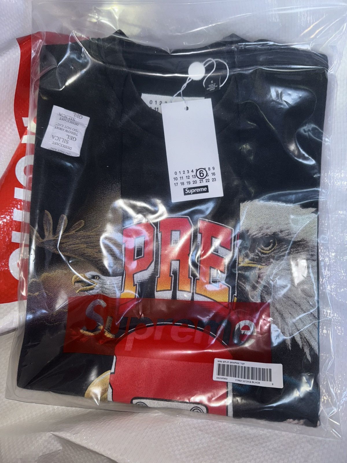 Maison Margiela × Supreme Supreme MM6 Maison Margiela Split S/S Top Size US S / EU 44-46 / 1 - 3 Thumbnail