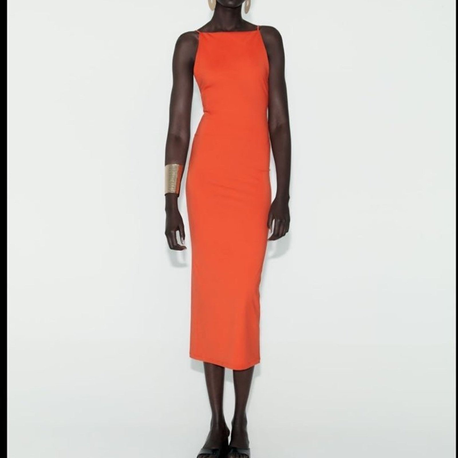 zara lace trim fitted dress Zara ZARA LACE TRIM FITTED DRESS