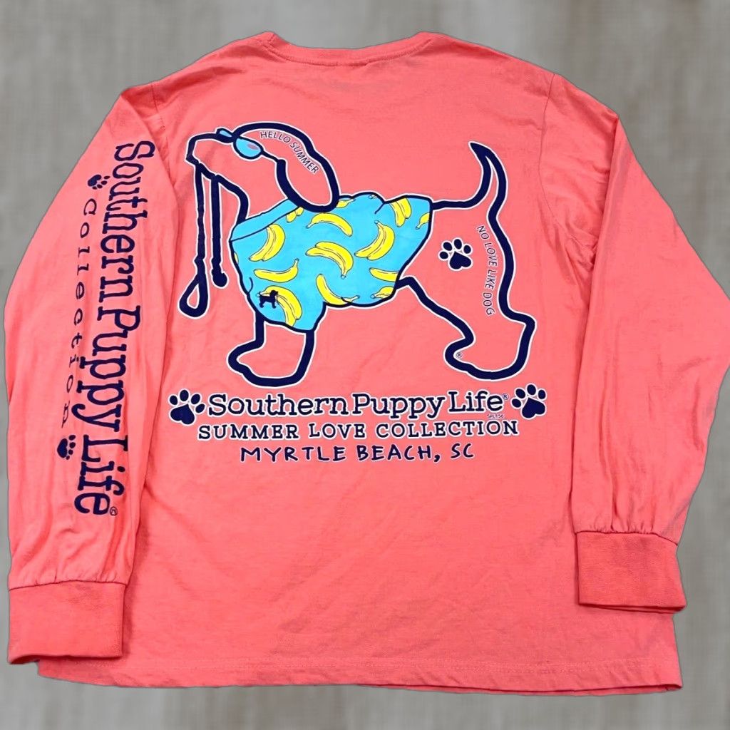 Pinko Spicy Tuna Shirt Women M Pink Tee Ladies Top Veterinarian Preppy Dog Nurse Crew Neck Long Sleeve Logo Tee Vintage No Size M / US 6-8 / IT 42-44 - 1 Thumbnail