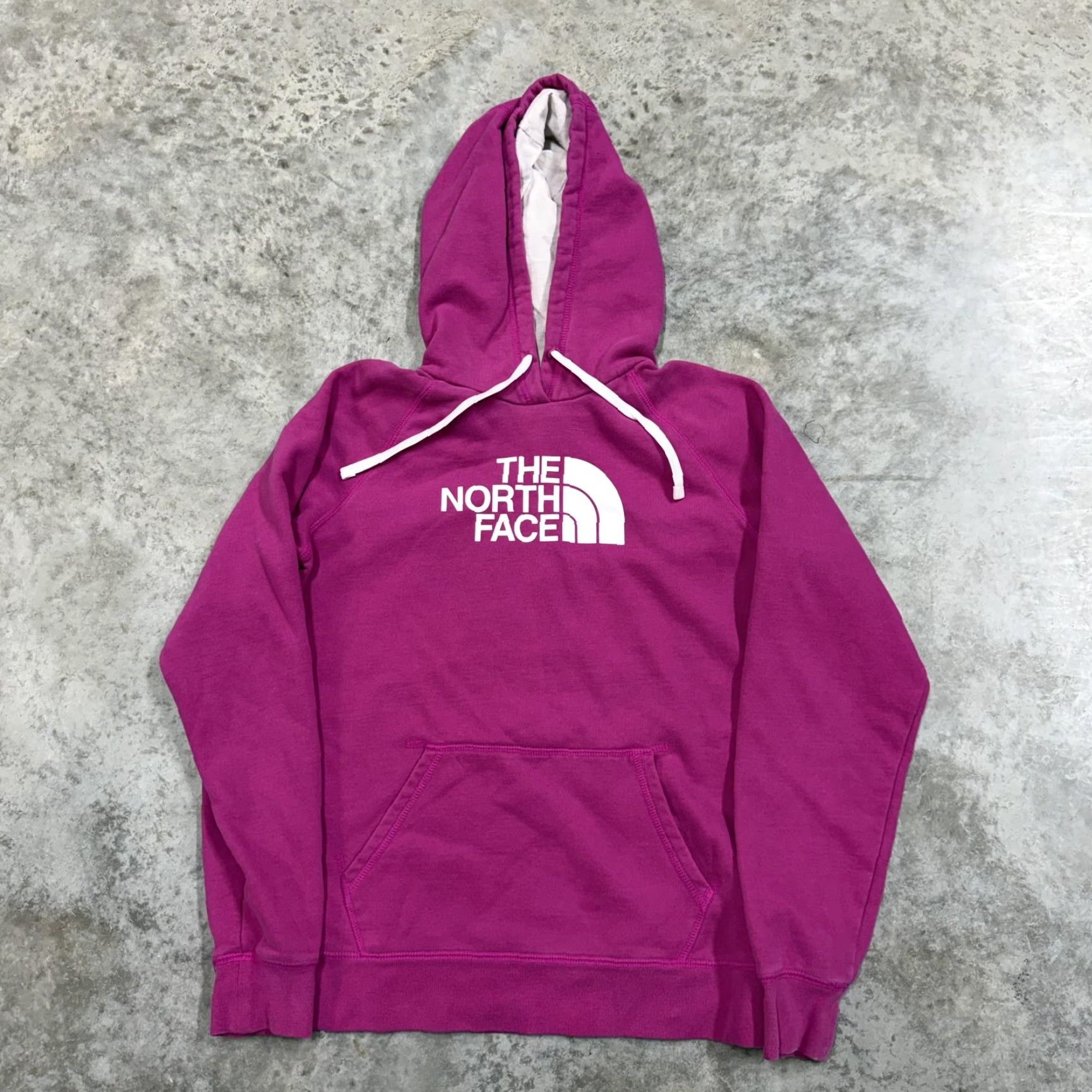 The North Face The North Face Hoodie Womens Large Pink Logo Pullover Fleece Sweatshirt Graphic Size L / US 10 / IT 46 - 2 Thumbnail