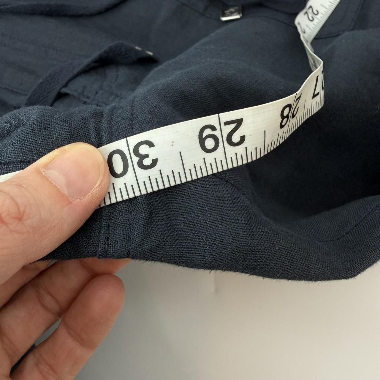 Ralph Lauren Ralph Lauren Navy Linen Wide-Leg Pant Size 16 - NWOT Size 38" / US 16 / IT 52 - 7 Thumbnail