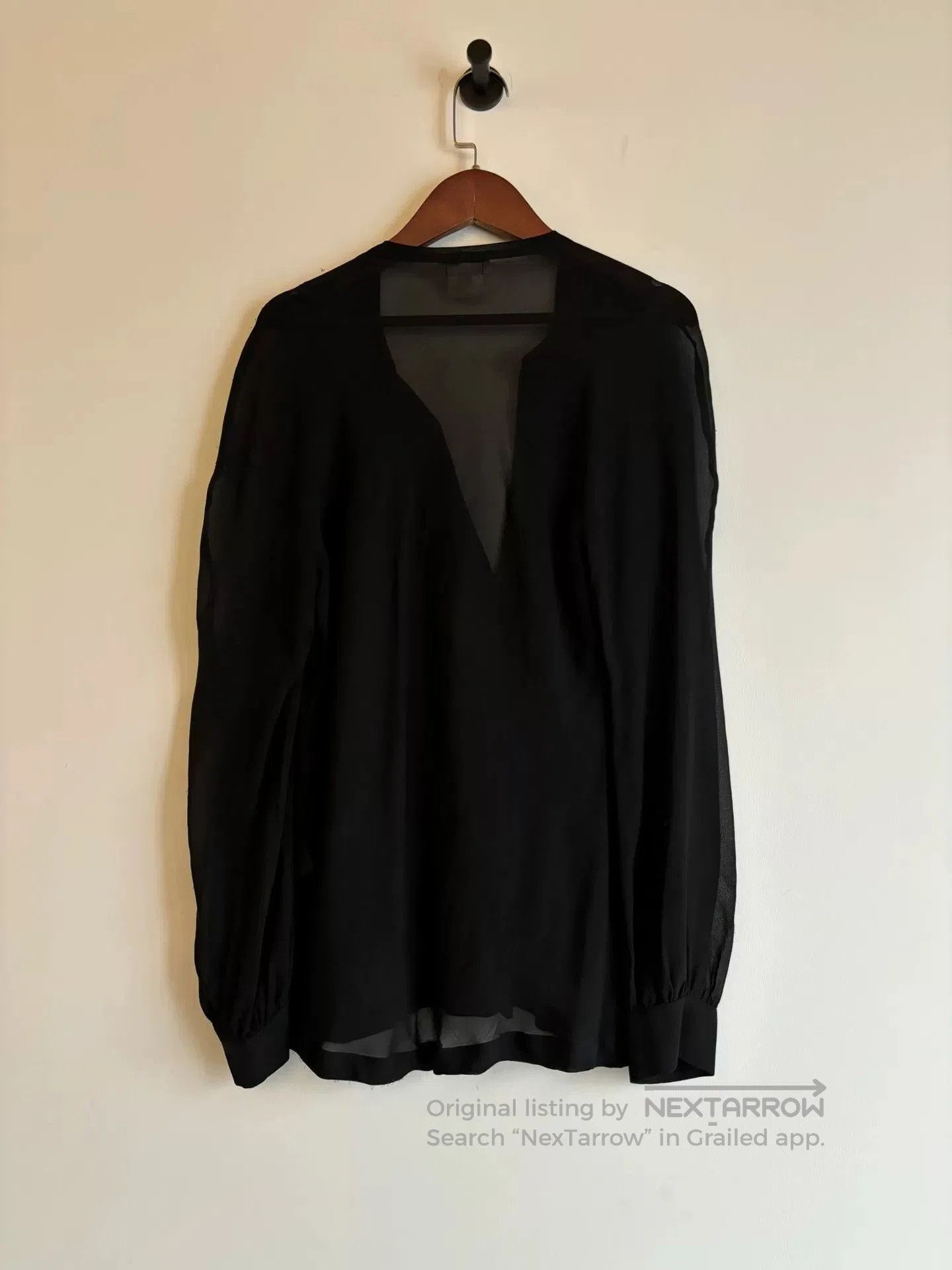Dries Van Noten sheer silk blouse by dries van noten. Size M / US 6-8 / IT 42-44 - 5 Thumbnail