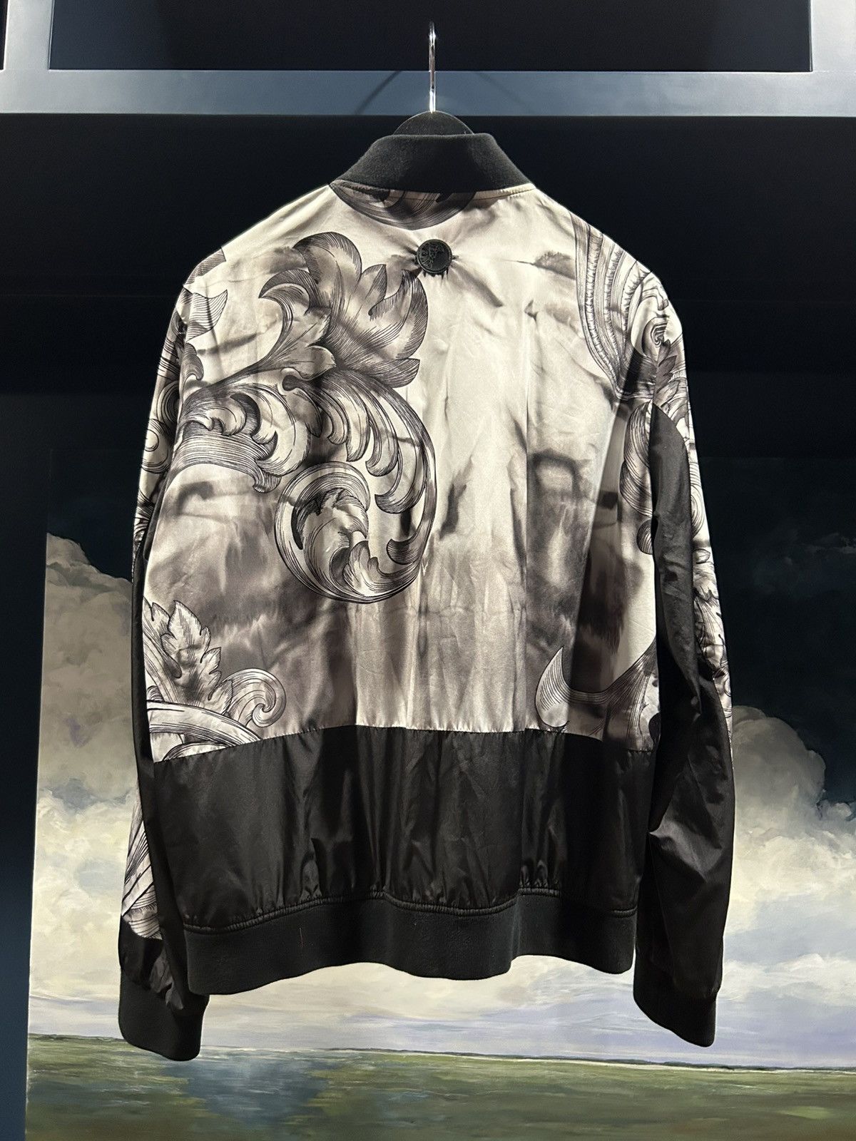Versace Versace white/black bomber jacket Size US L / EU 52-54 / 3 - 2 Thumbnail