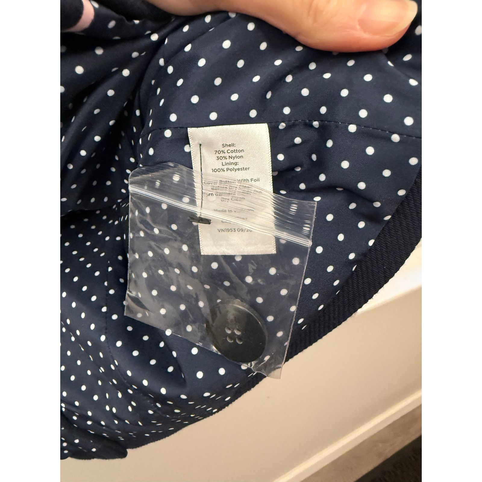Talbots Talbots NWT PIQUÉ KNIT BLAZER in Indigo Blue, Sz 4, MP $179 Size S / US 4 / IT 40 - 7 Thumbnail