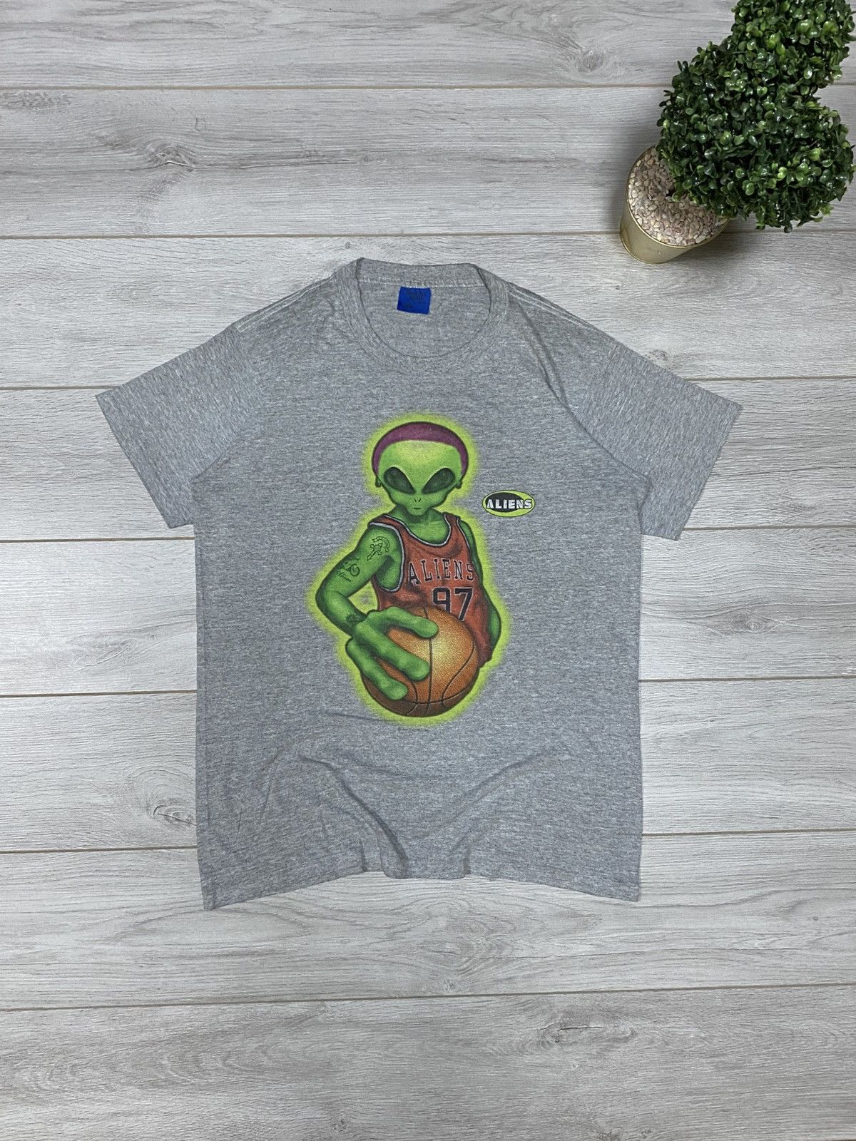 Alien Workshop Denis Rodman NBA 1996 USA Alien Workshop 90s vintage t-shirt Size US L / EU 52-54 / 3 - 1 Thumbnail
