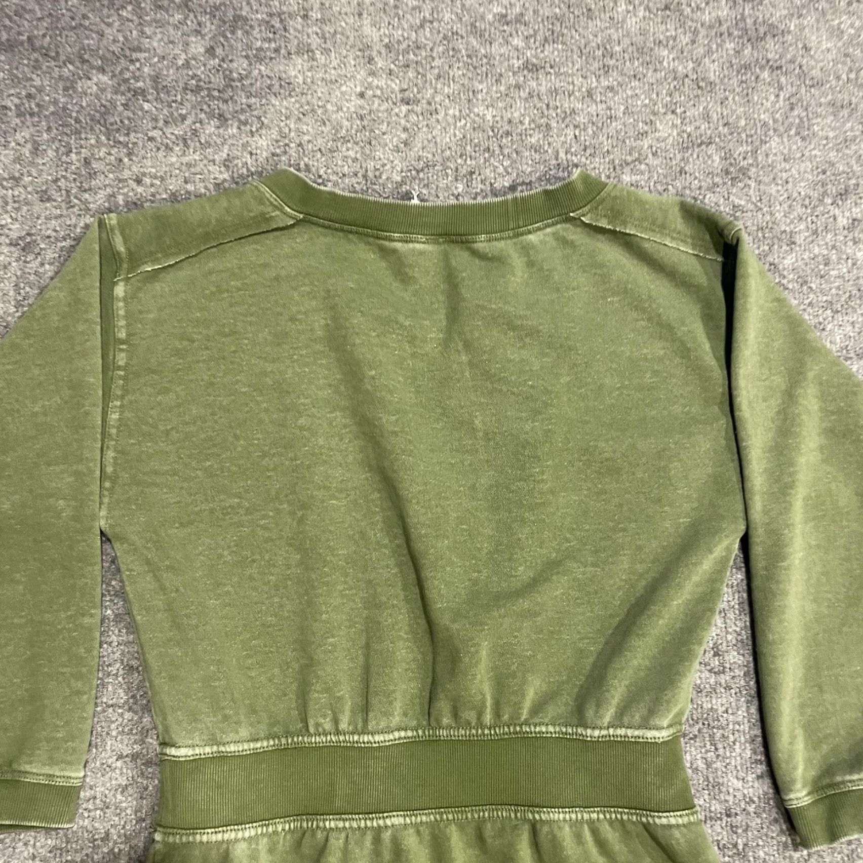 Anthropologie Daily Practice by Anthropologie Dress Womens XS Green Sweater Dress Pockets Size XS / US 0-2 / IT 36-38 - 4 Thumbnail