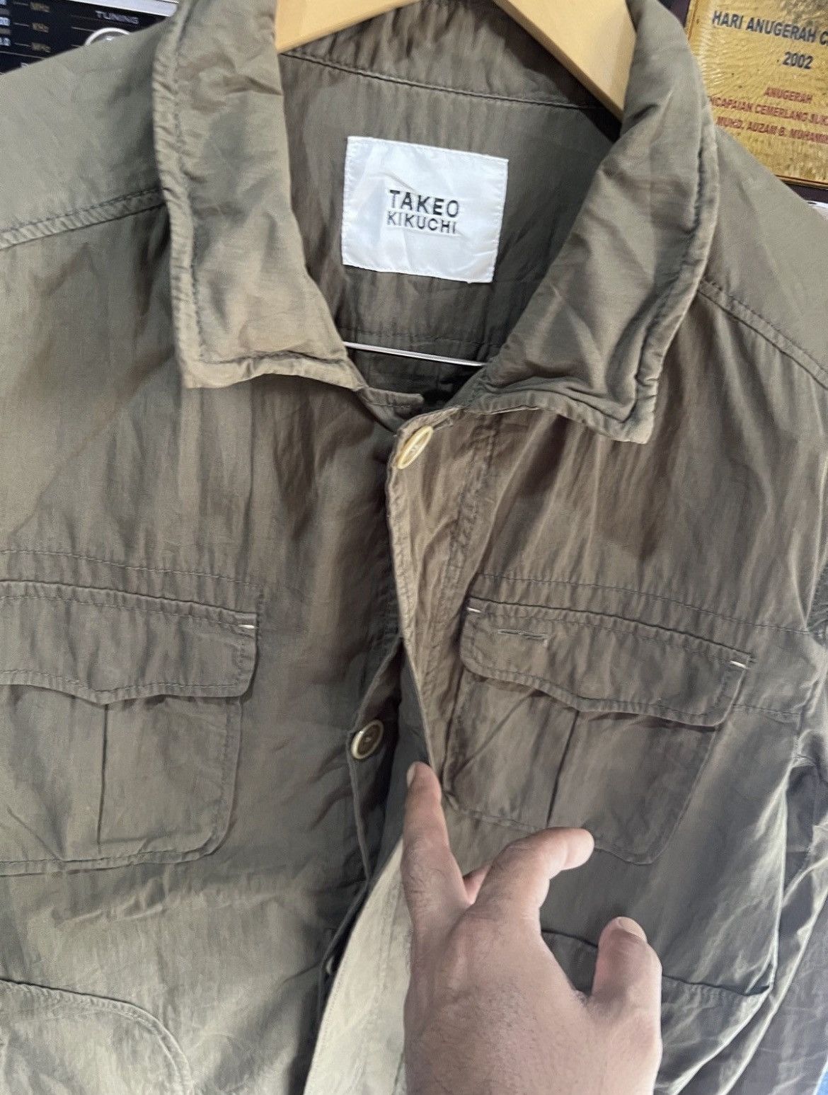 Takeo Kikuchi 🔥Takeo Kikuchi Button Up Overshirt Size US M / EU 48-50 / 2 - 9 Thumbnail