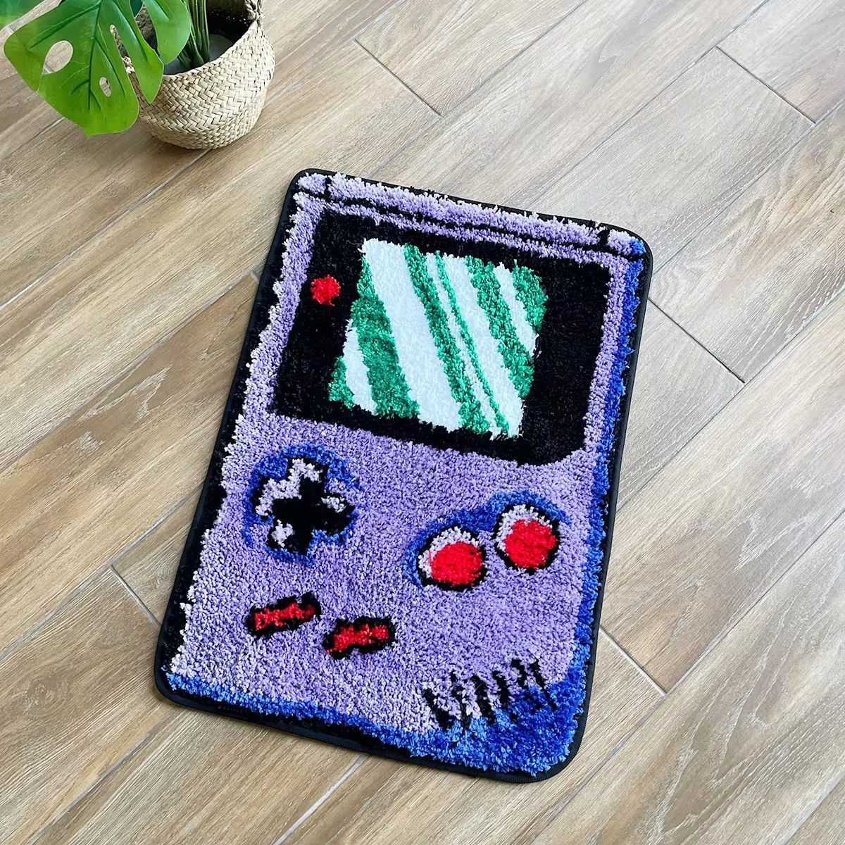 Handmade Design Hand Held Game Tufted Carpet Rug Size ONE SIZE - 6 Thumbnail