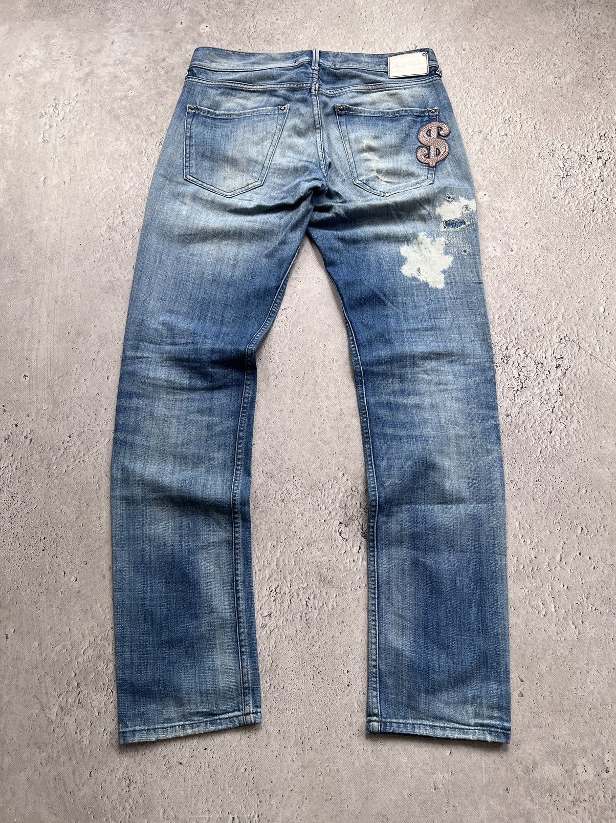 Andy Warhol × Japanese Brand Y2K Andy Warhol Pepe Jeans Art cargo JEANS Rare Retro Hype Size US 31 - 13 Thumbnail