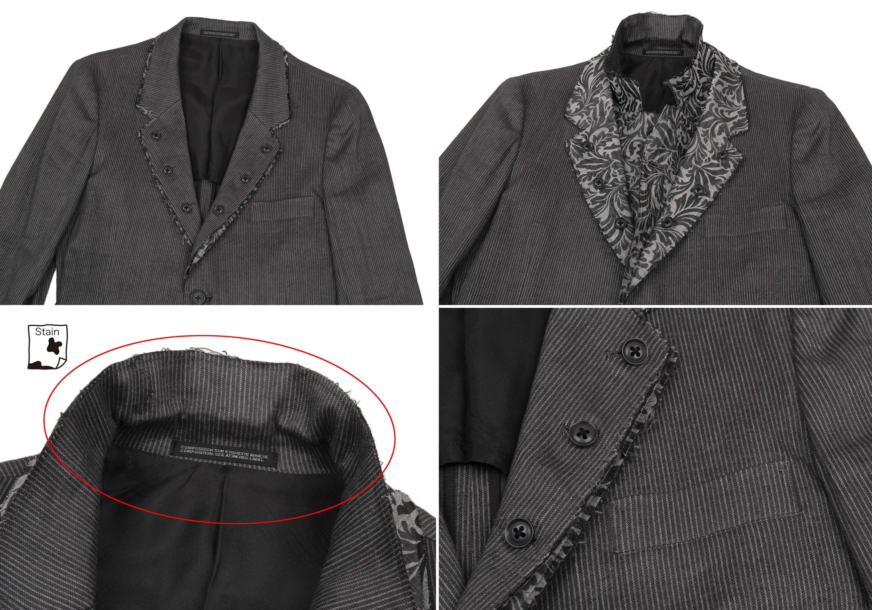 Yohji Yamamoto Yohji Yamamoto Linen Blend Stripe Set-Up Size US M / EU 48-50 / 2 - 3 Thumbnail