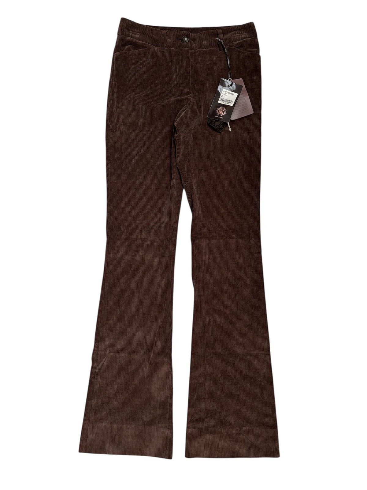 Roberto Cavalli 2000s Corduroy Flare Pants Size US 26 / EU 42 - 1 Thumbnail