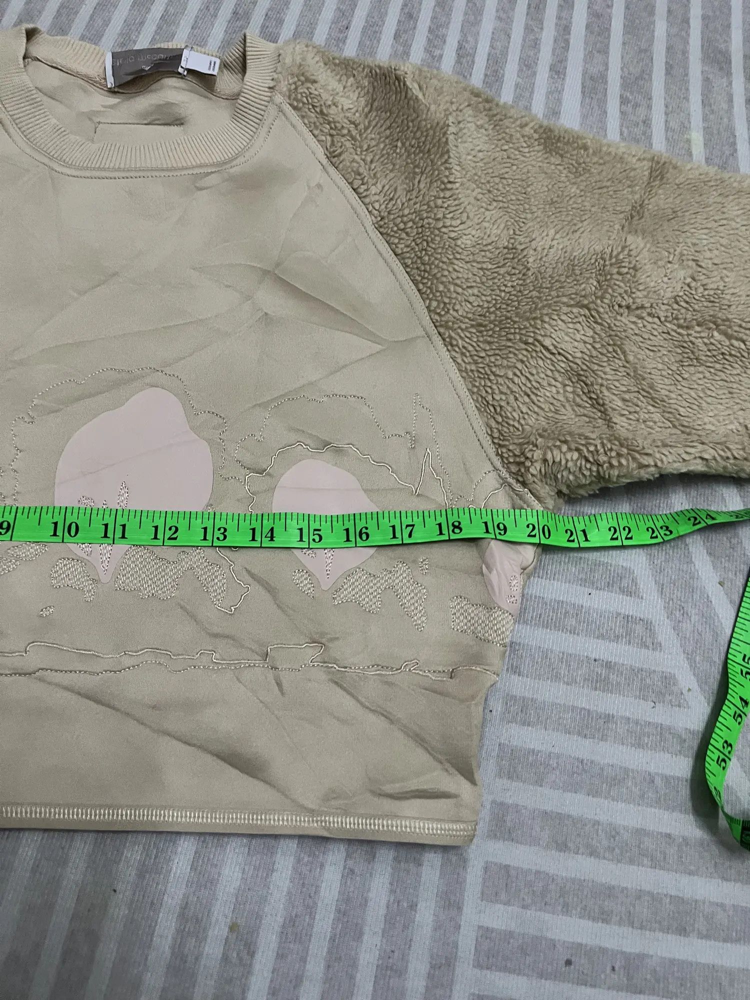 Adidas × Stella McCartney Adidas Cropped Fleece Crew Neck Size US XS / EU 42 / 0 - 7 Thumbnail