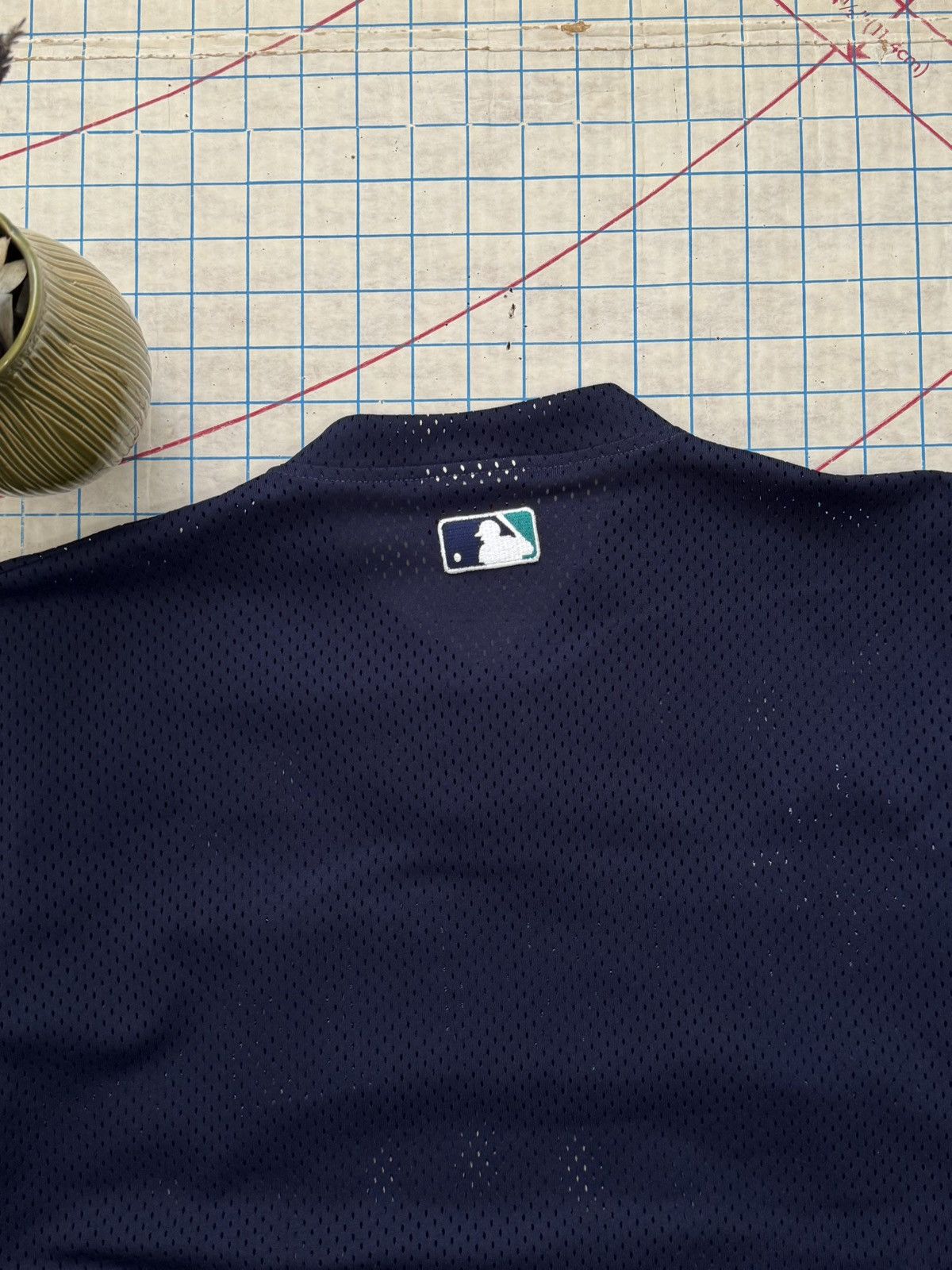 MLB × Majestic × Vintage Seattle Mariners Majestic 2 Button Pull Over Jersey Fits XL Size US XL / EU 56 / 4 - 13 Thumbnail