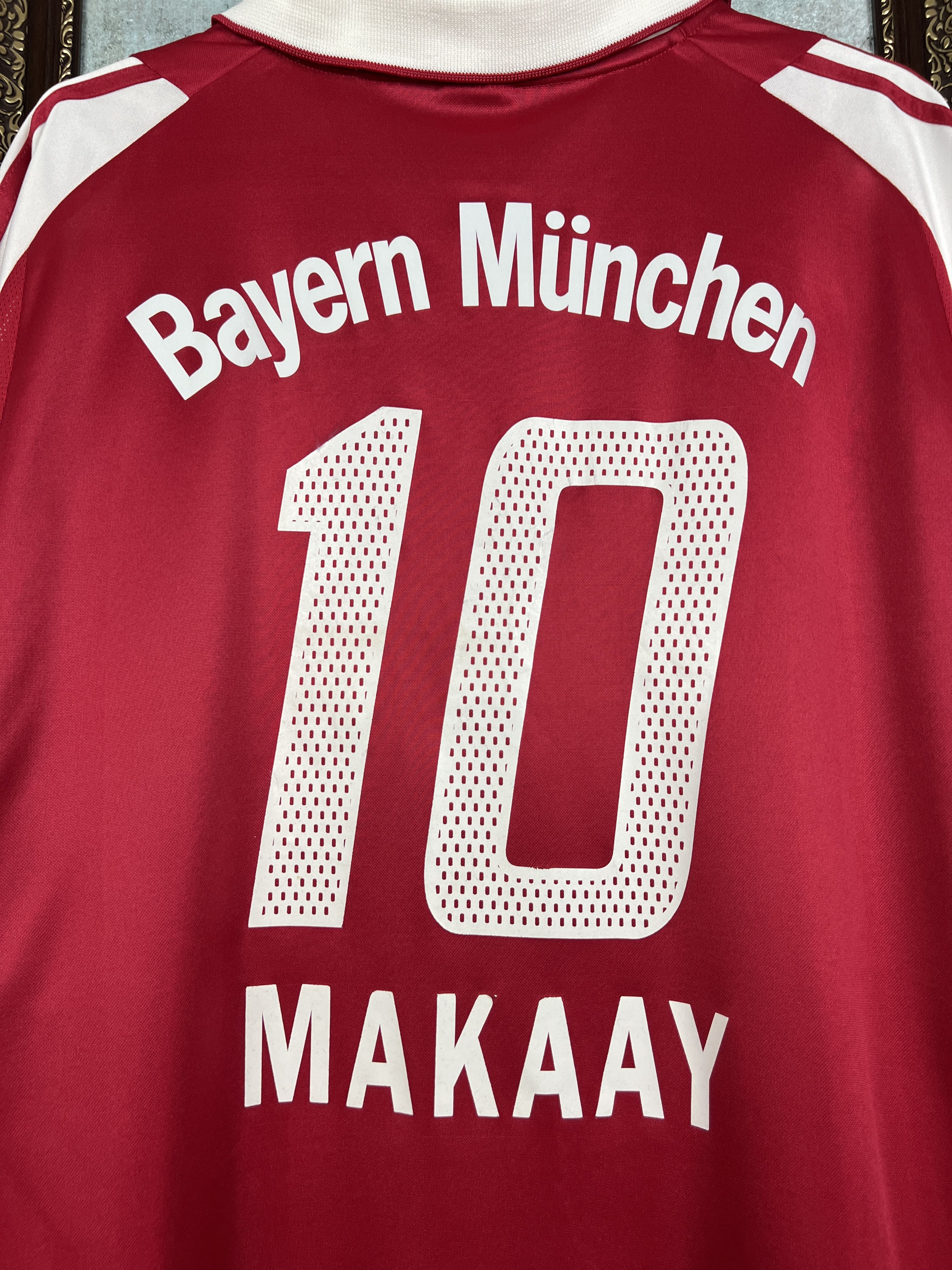 Adidas Bayern Munich Home football shirt Soccer #10 Makaay Jersey Size US XXL / EU 58 / 5 - 10 Thumbnail